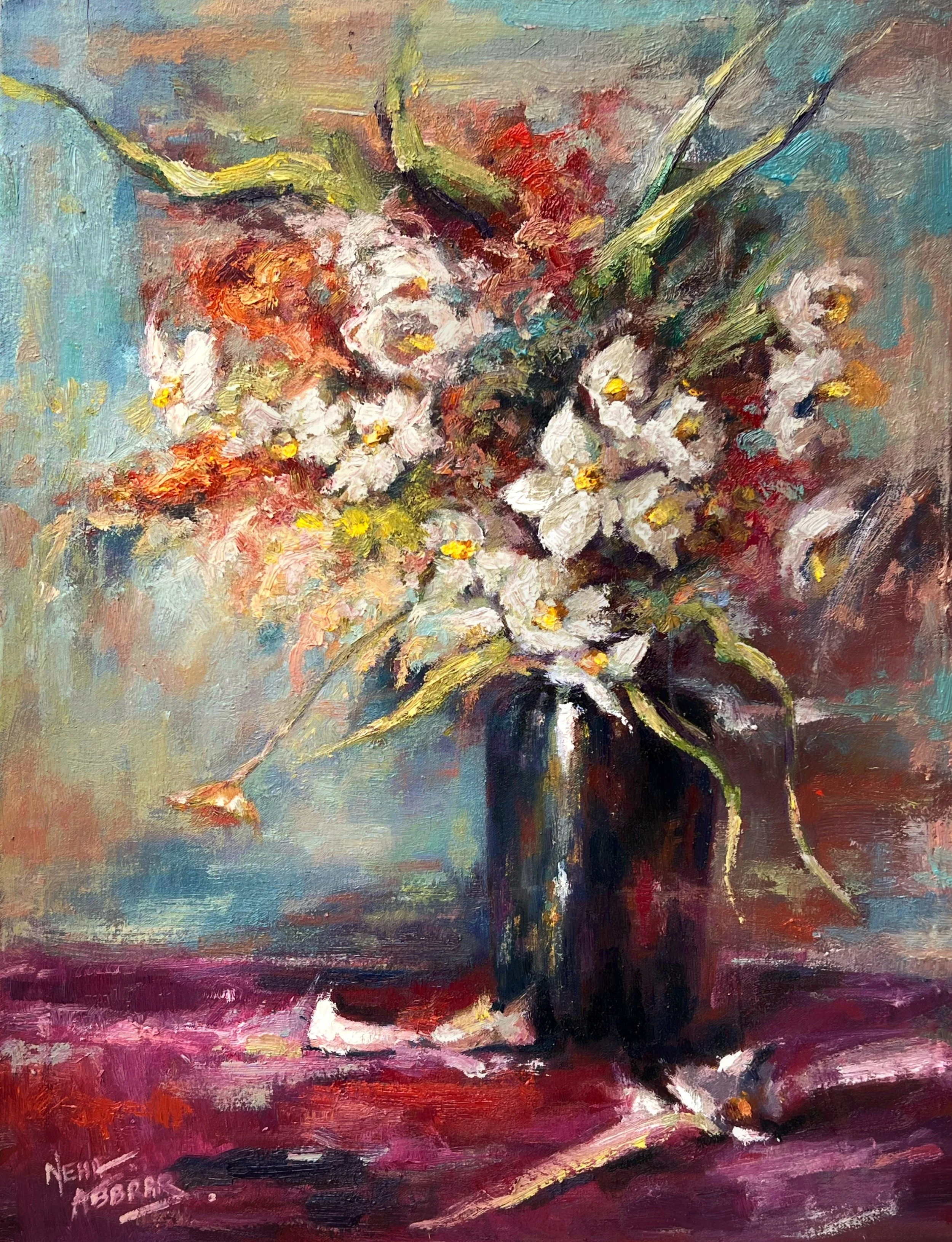 Greet, 2022, Oils on Canvas - 24 x 18 in