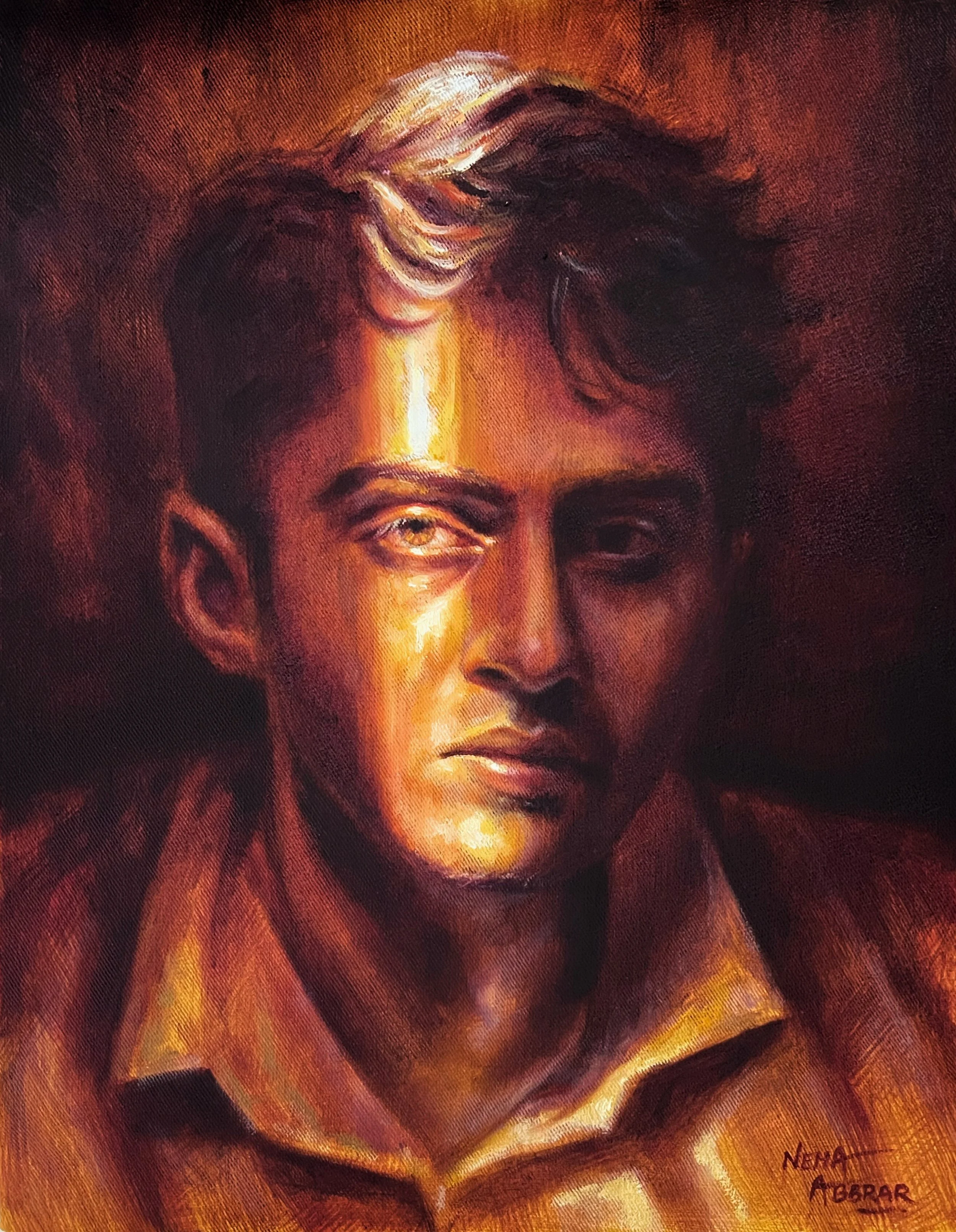 Glimpse (2), 2023, Oils on Canvas - 18 x 16 in