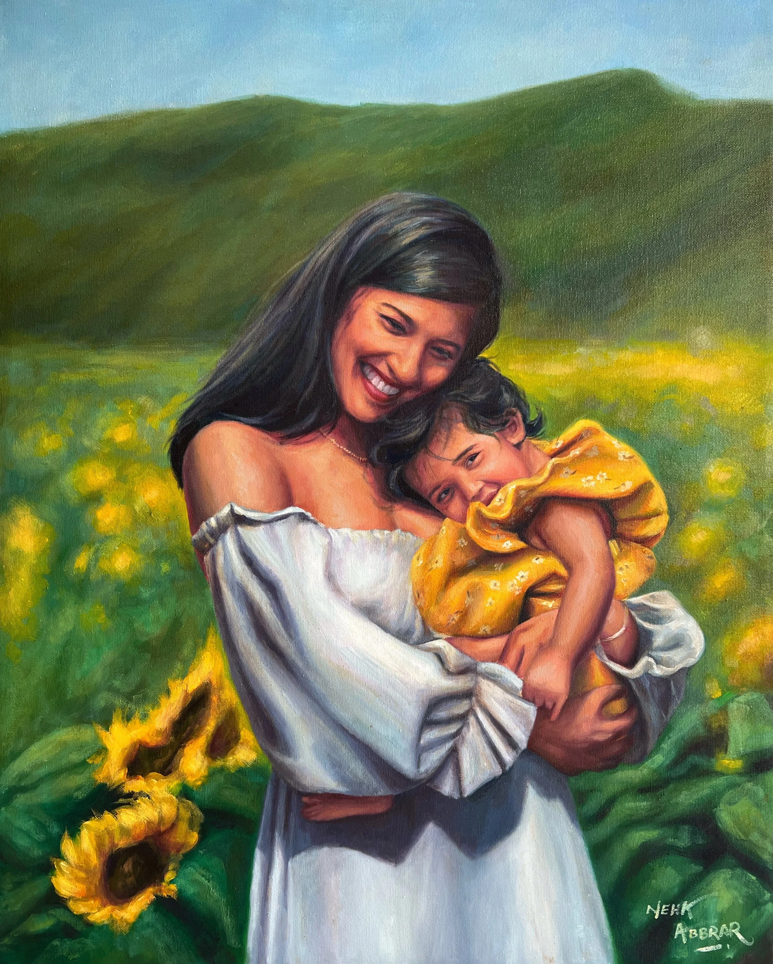 Untitled, 2023, Oils on Canvas - 30 x 24 in