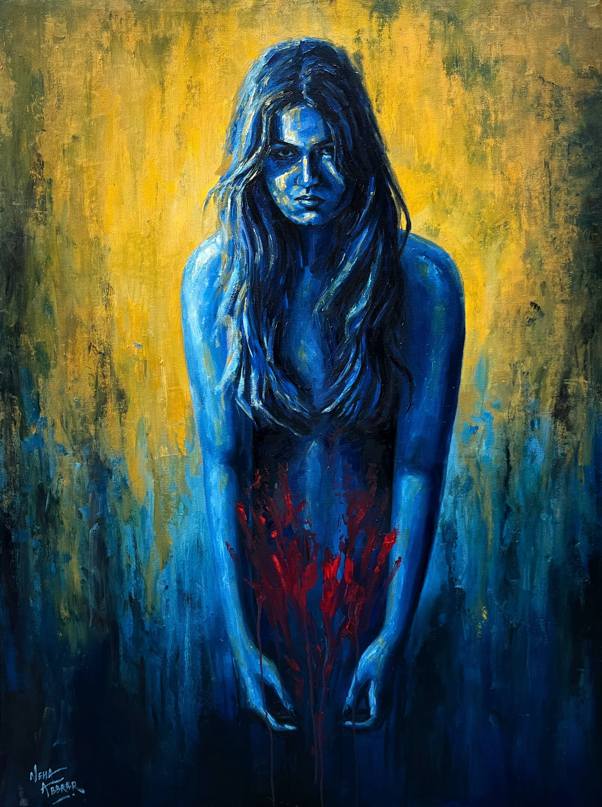 Enough, 2023, Oils on Canvas - 48 x 36 in
