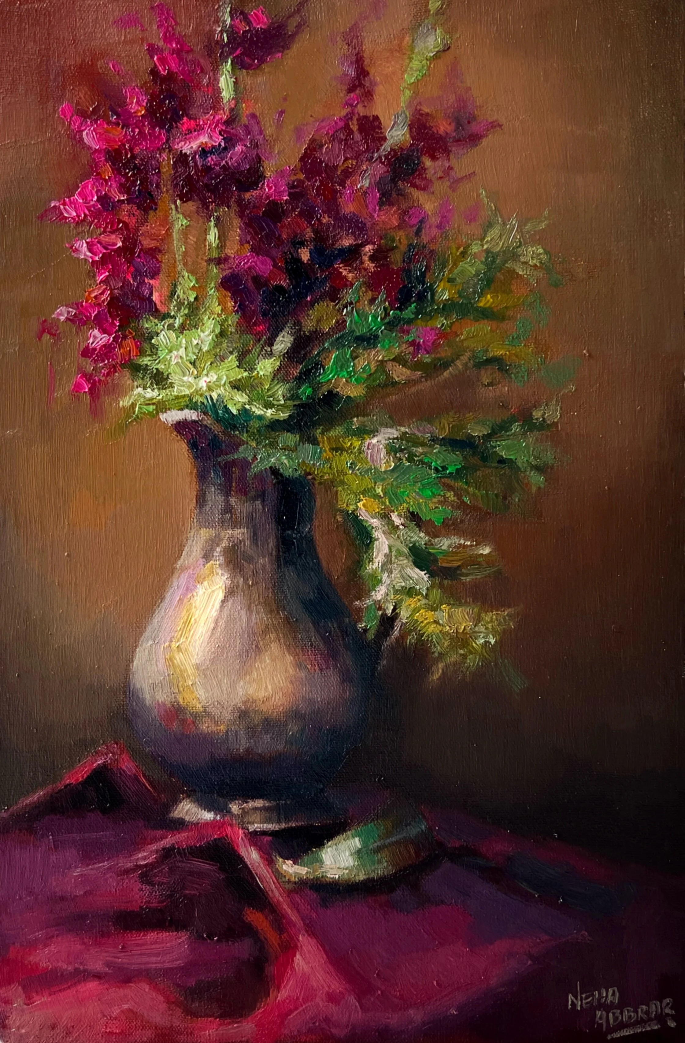 Beloved, 2022, Oils on Canvas - 18 x 12 in