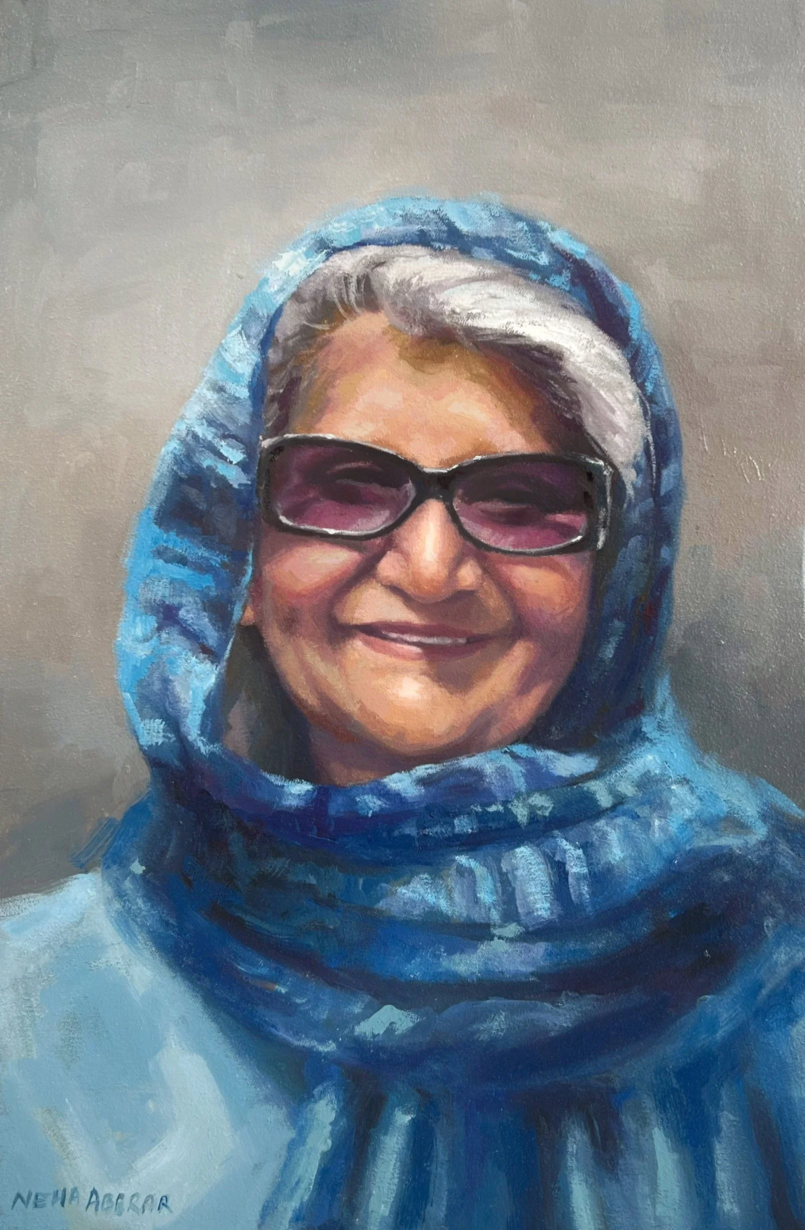 Untitled, 2022, Oils on Canvas - 18 x 12 in