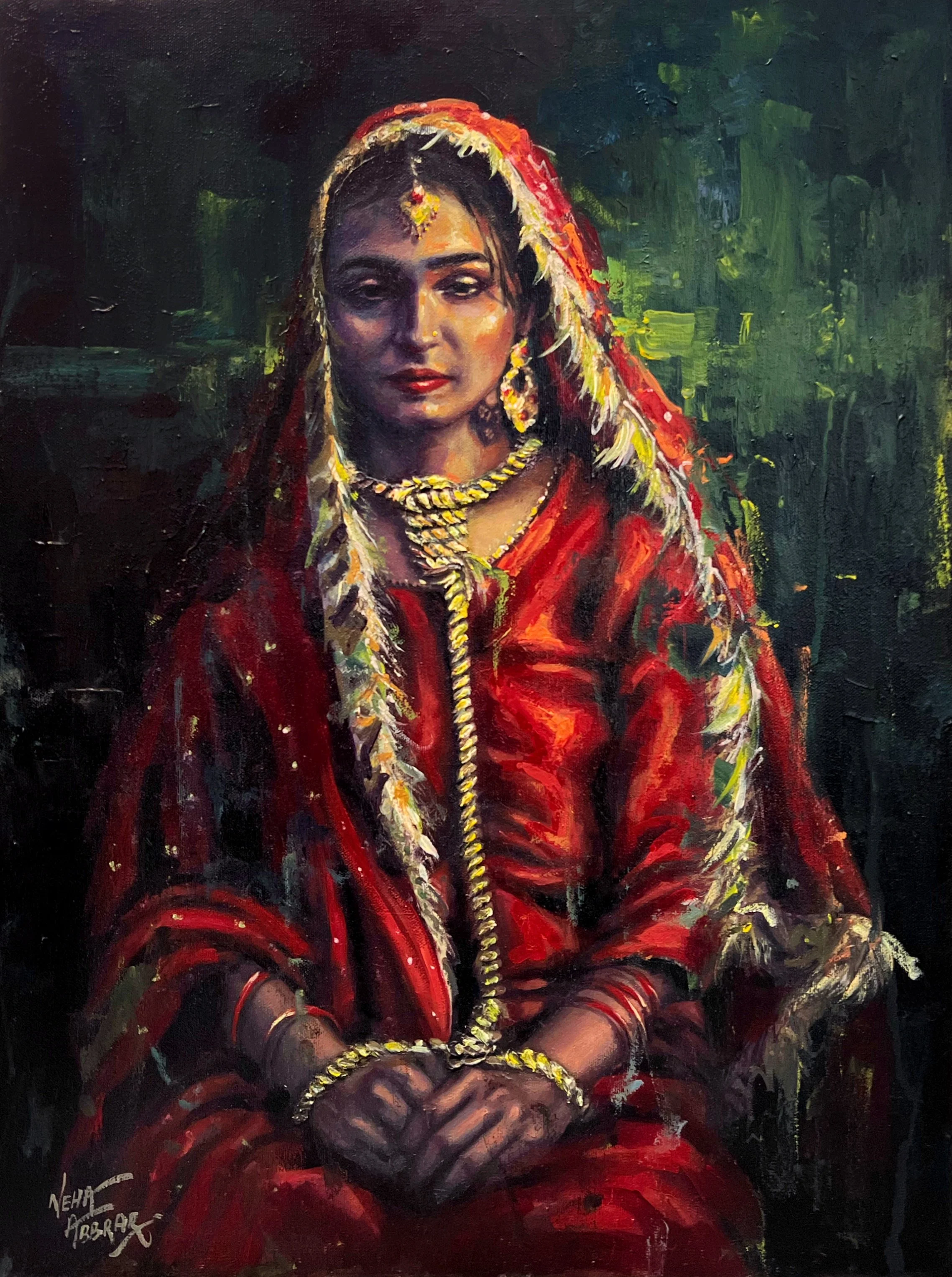 Unconsented, 2023, Oils on Canvas - 24 x 18 in