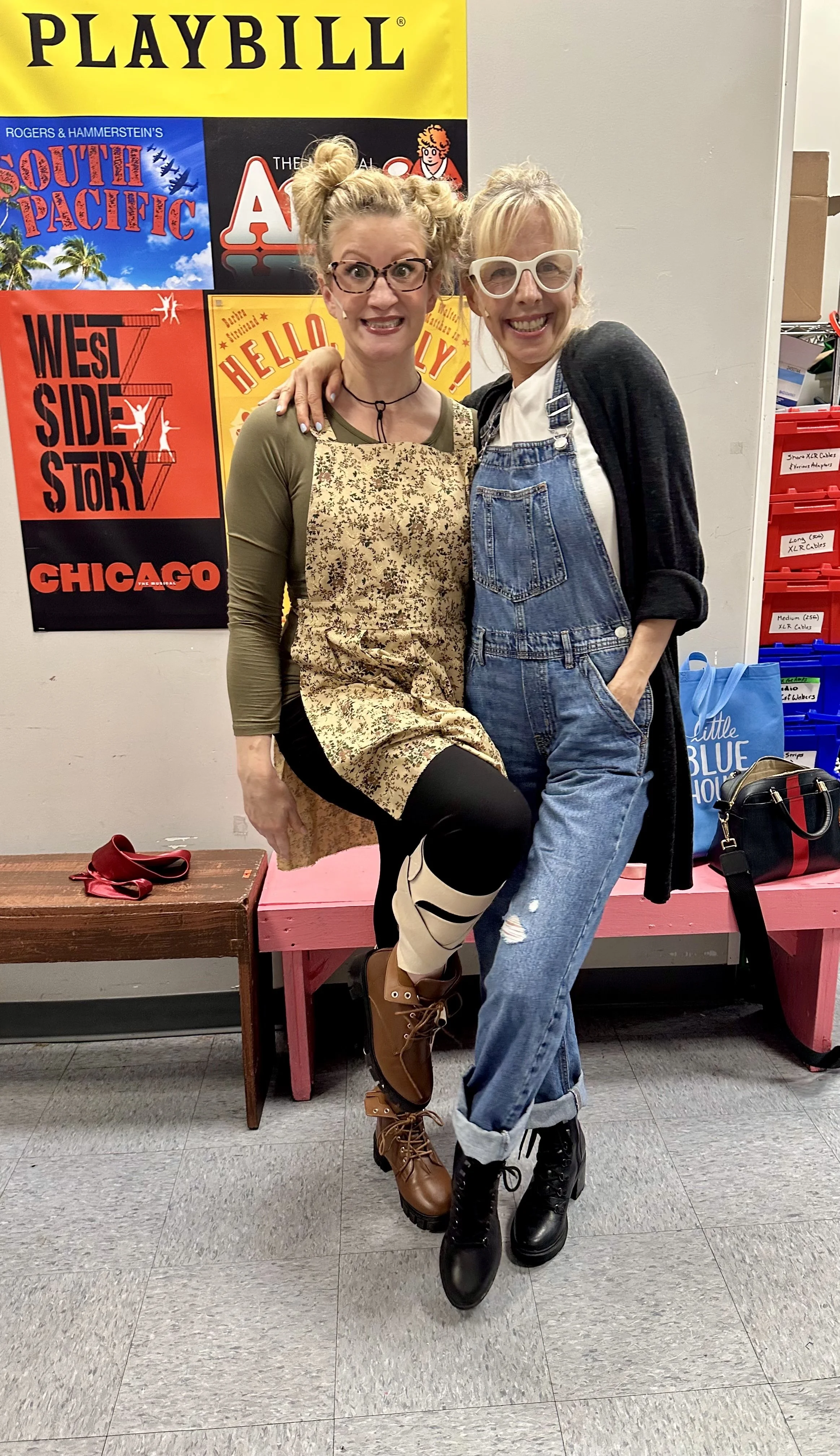 With Katie Adams