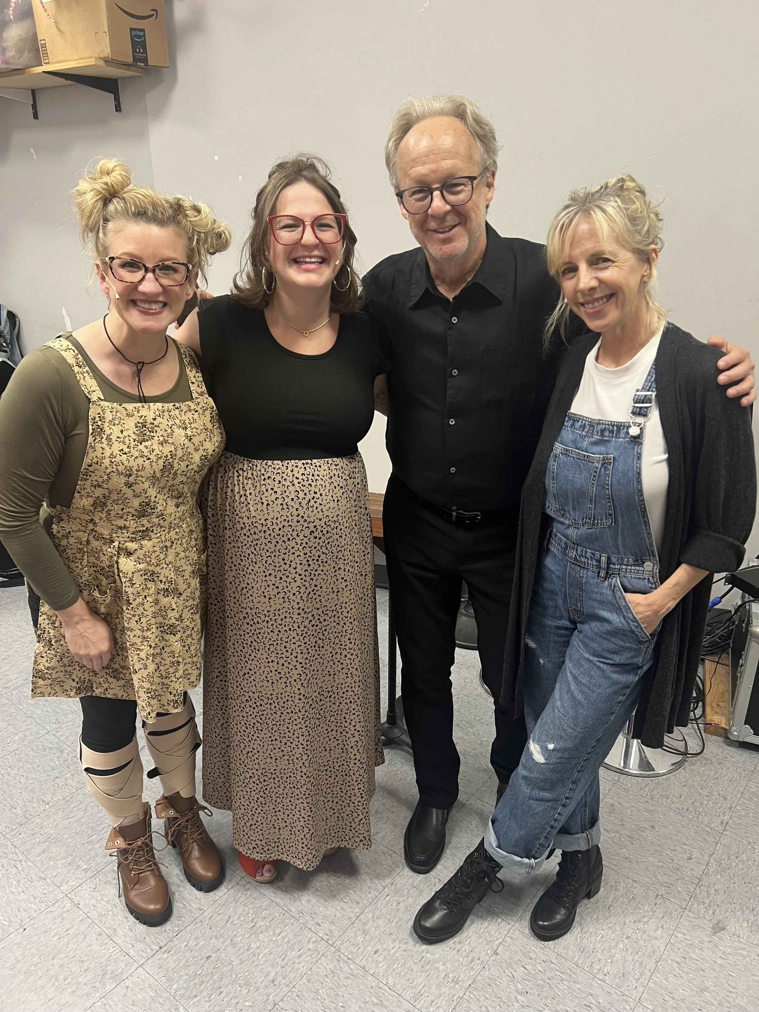 With Emily Walton and Bob Walton