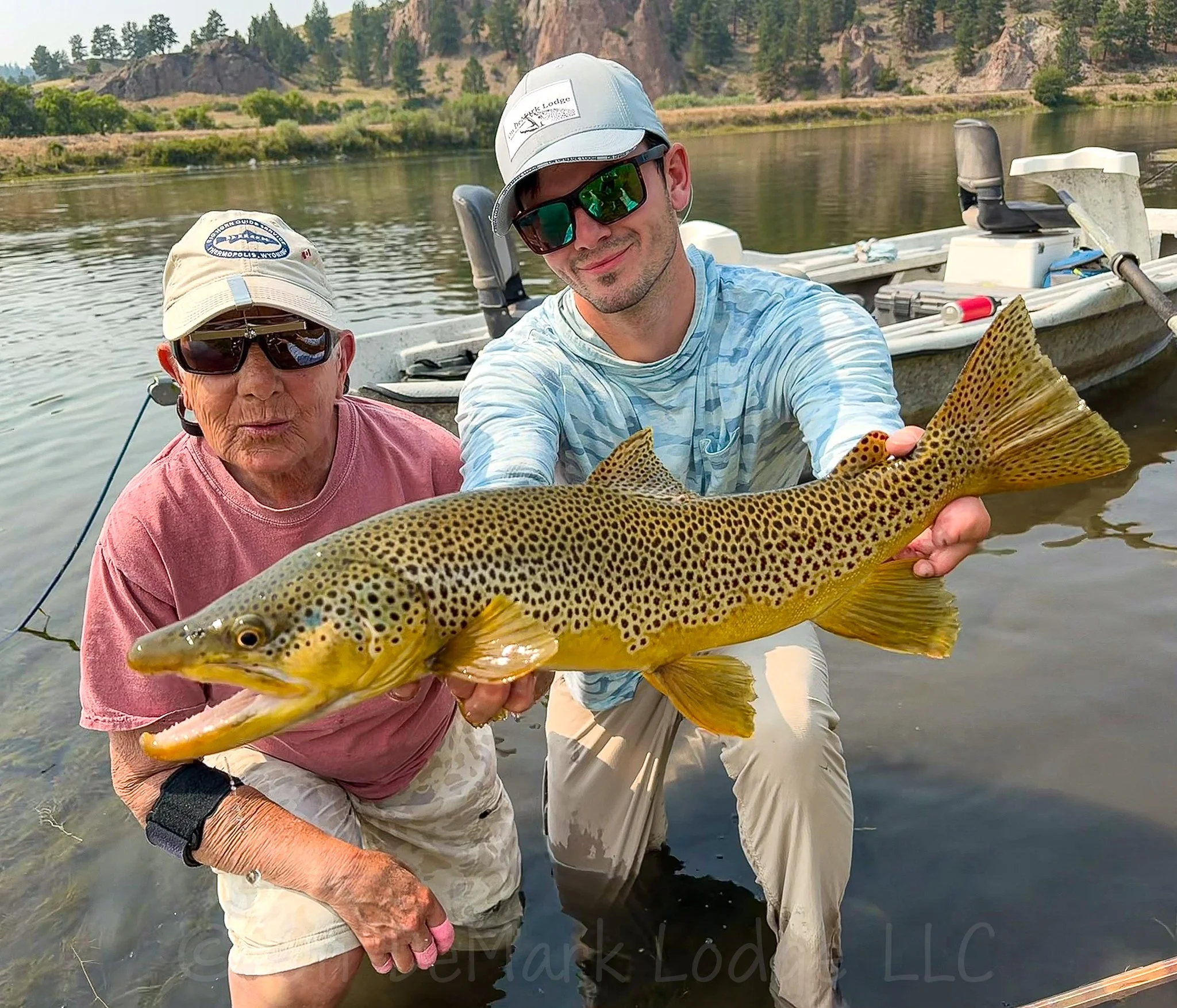 On DeMark Lodge, Missouri River, Montana, Brown Trout, Rainbow Trout, Fly Fishing, Missouri River Lodge, Missouri River Ranch, Craig Montana, Fly Fishing Lodge