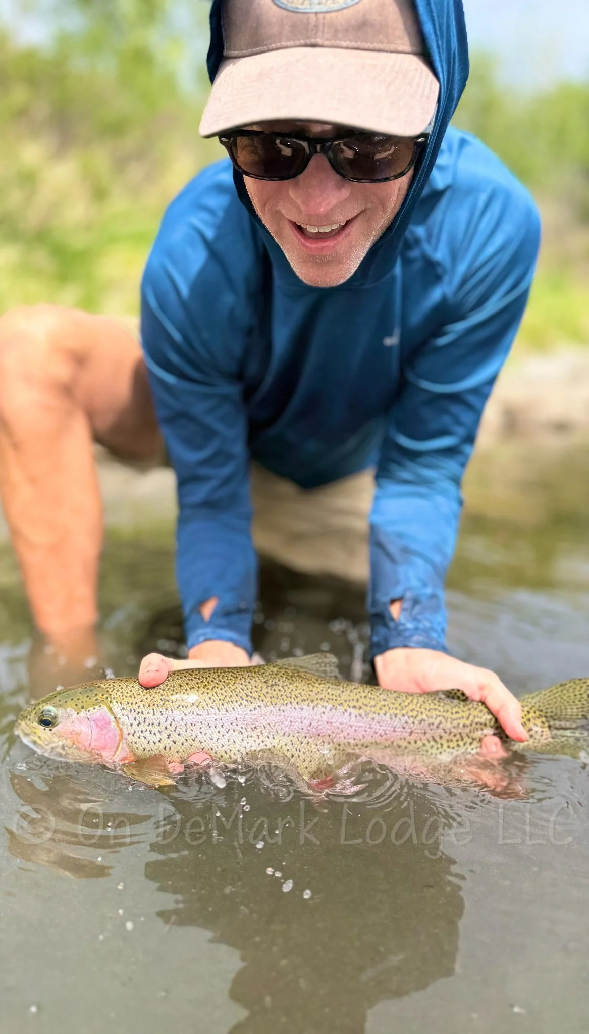 On DeMark Lodge, Missouri River, Montana, Brown Trout, Rainbow Trout, Fly Fishing, Missouri River Lodge, Missouri River Ranch, Craig Montana, Fly Fishing Lodge, Headhunters, CrossCurrents, The Trout Shop, Missouri Cliffs Lodge,