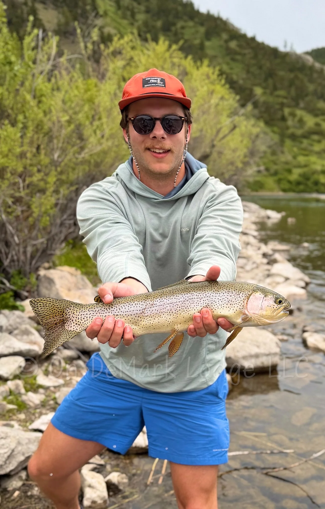 On DeMark Lodge, Missouri River, Montana, Brown Trout, Rainbow Trout, Fly Fishing, Missouri River Lodge, Missouri River Ranch, Craig Montana, Fly Fishing Lodge, Headhunters, CrossCurrents, The Trout Shop, Missouri Cliffs Lodge,