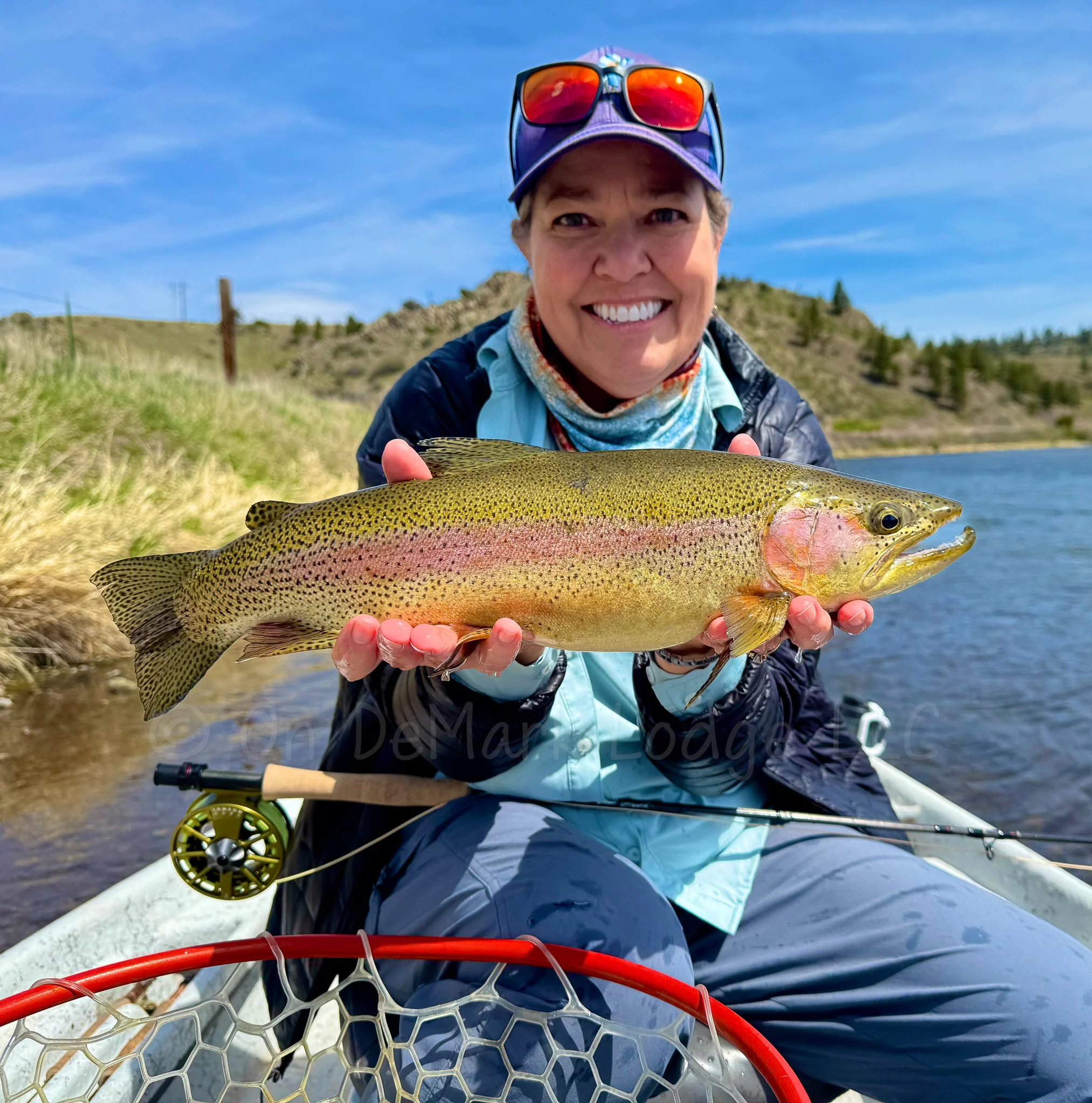 fly fishing, montana, missouri river, on demark lodge
