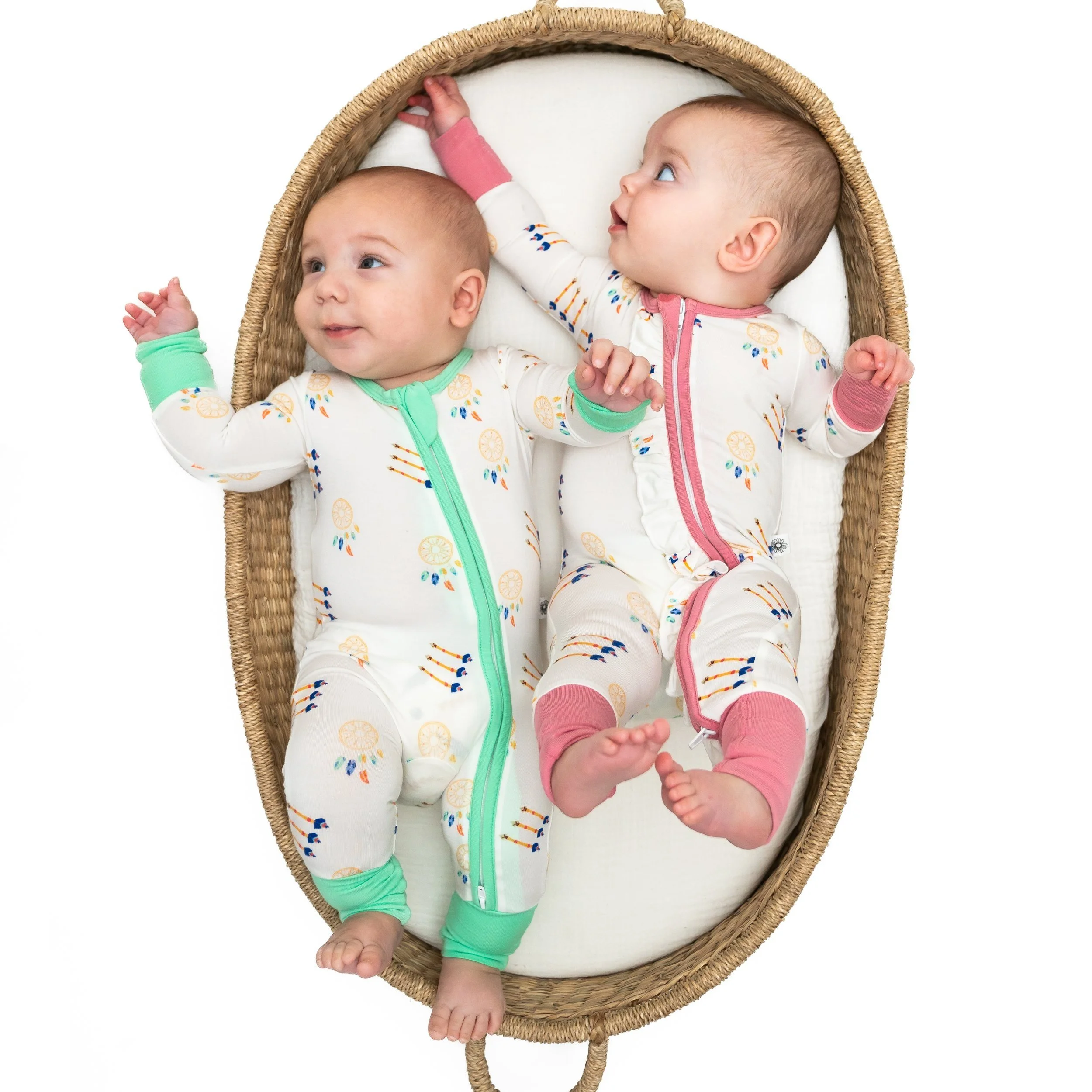 BABY DREAMCATCHER ROMPER IN PINK