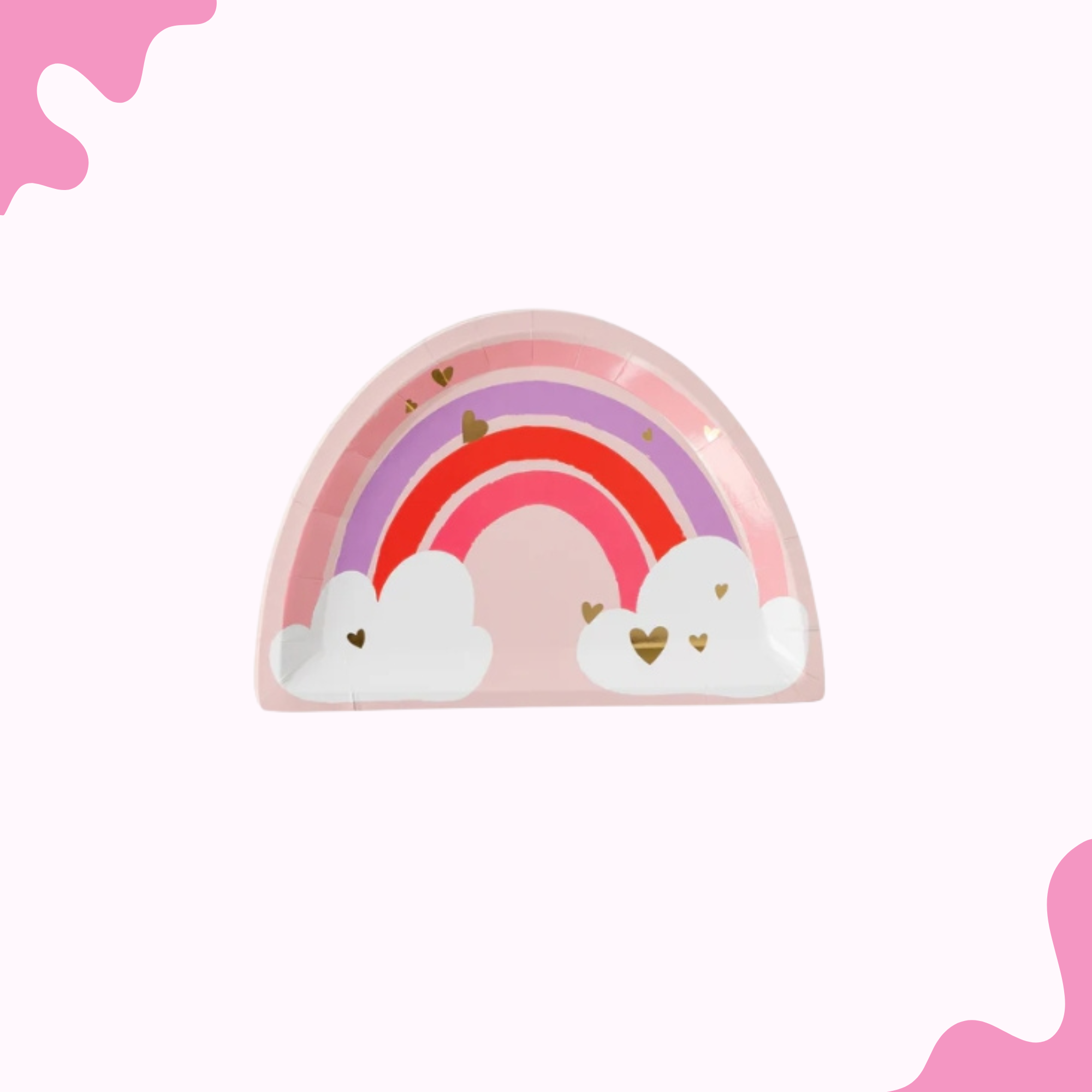 Rainbow Party Plates