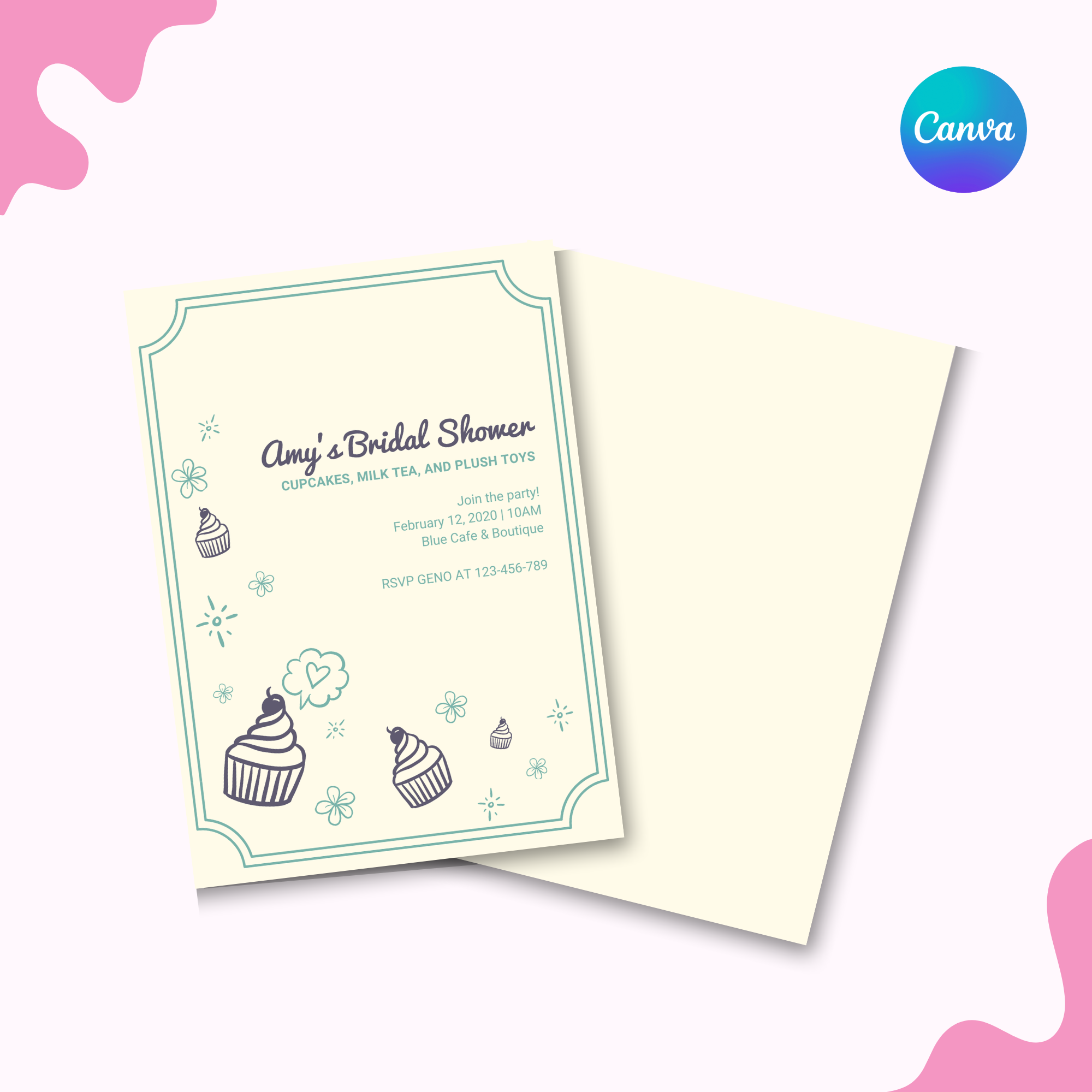 Cupcake Chic Invitation