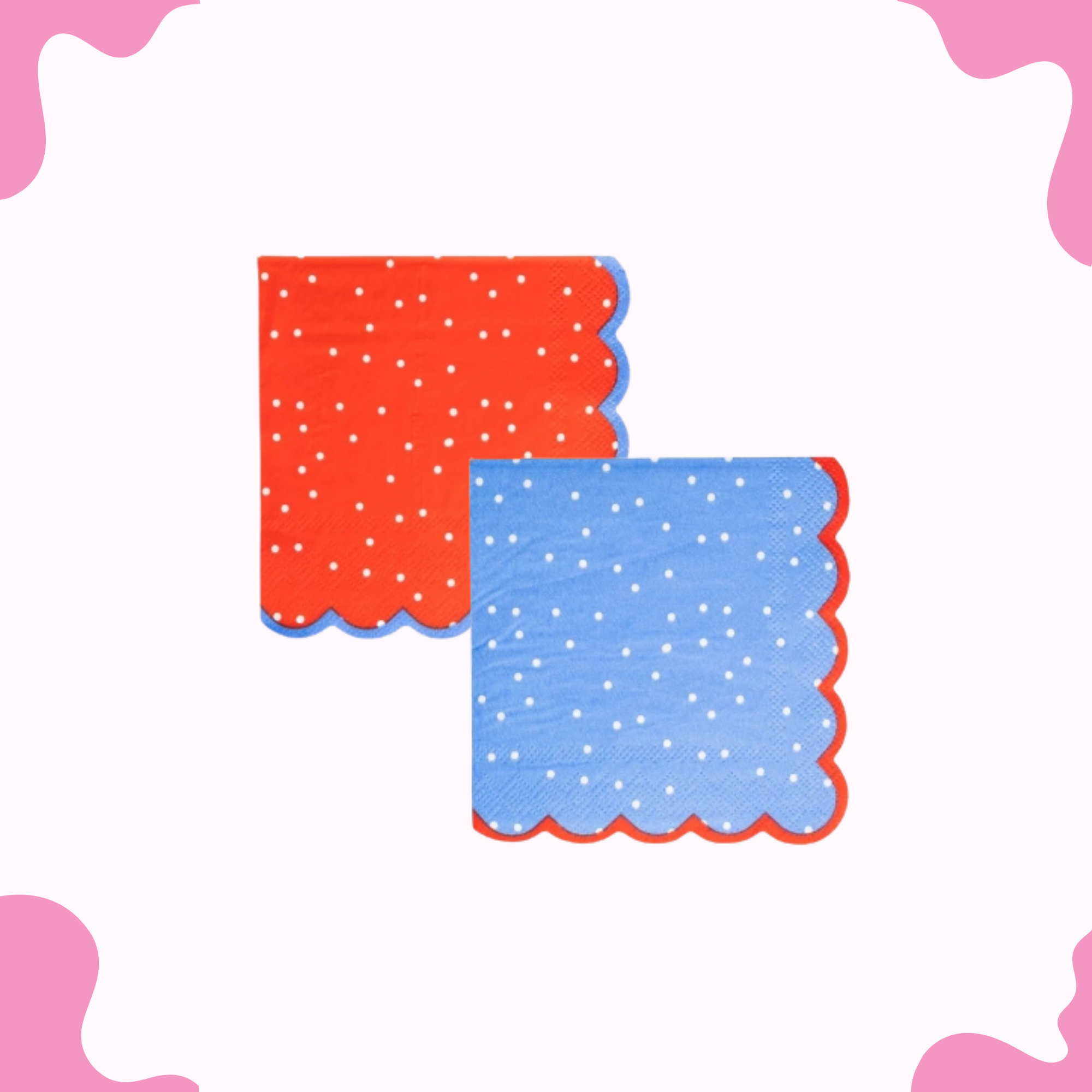 Americana Polka Dot Napkins