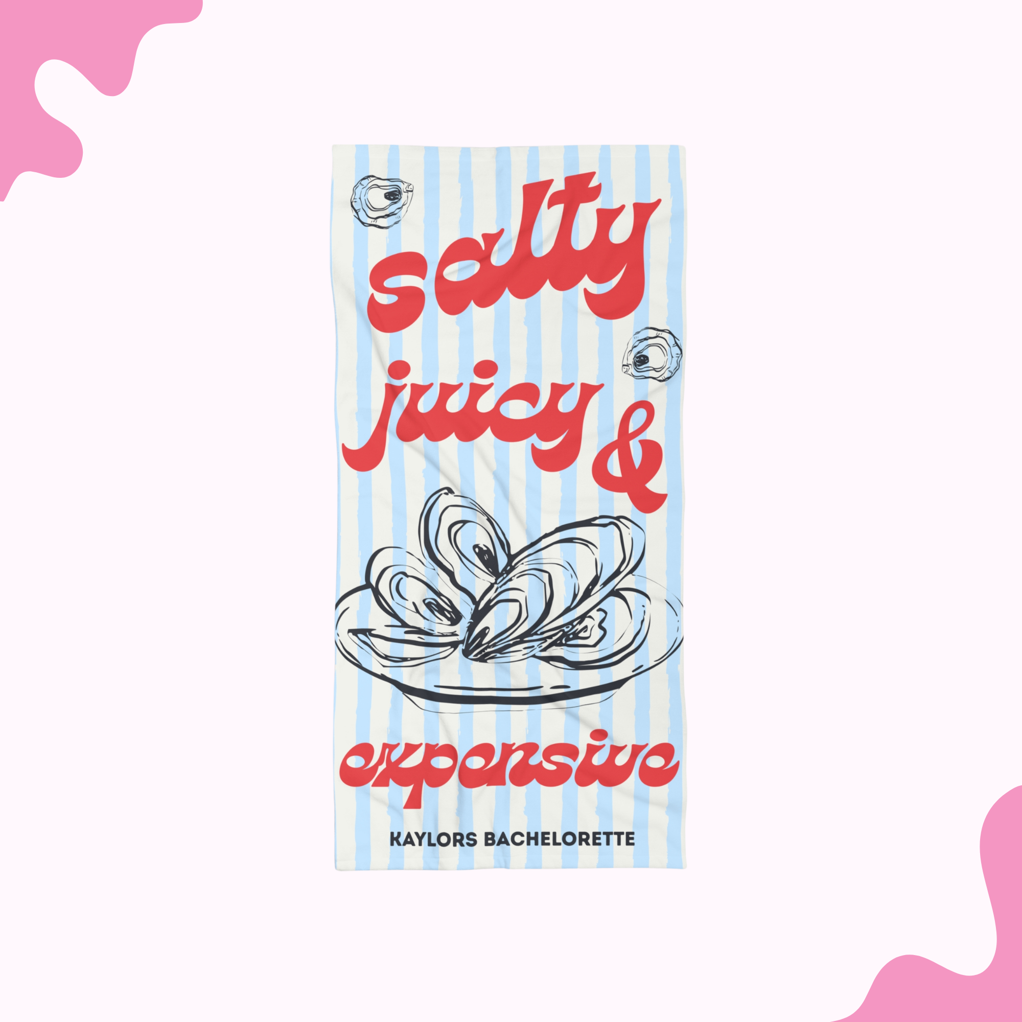 Salty Juicy & Expensive Beach Towel