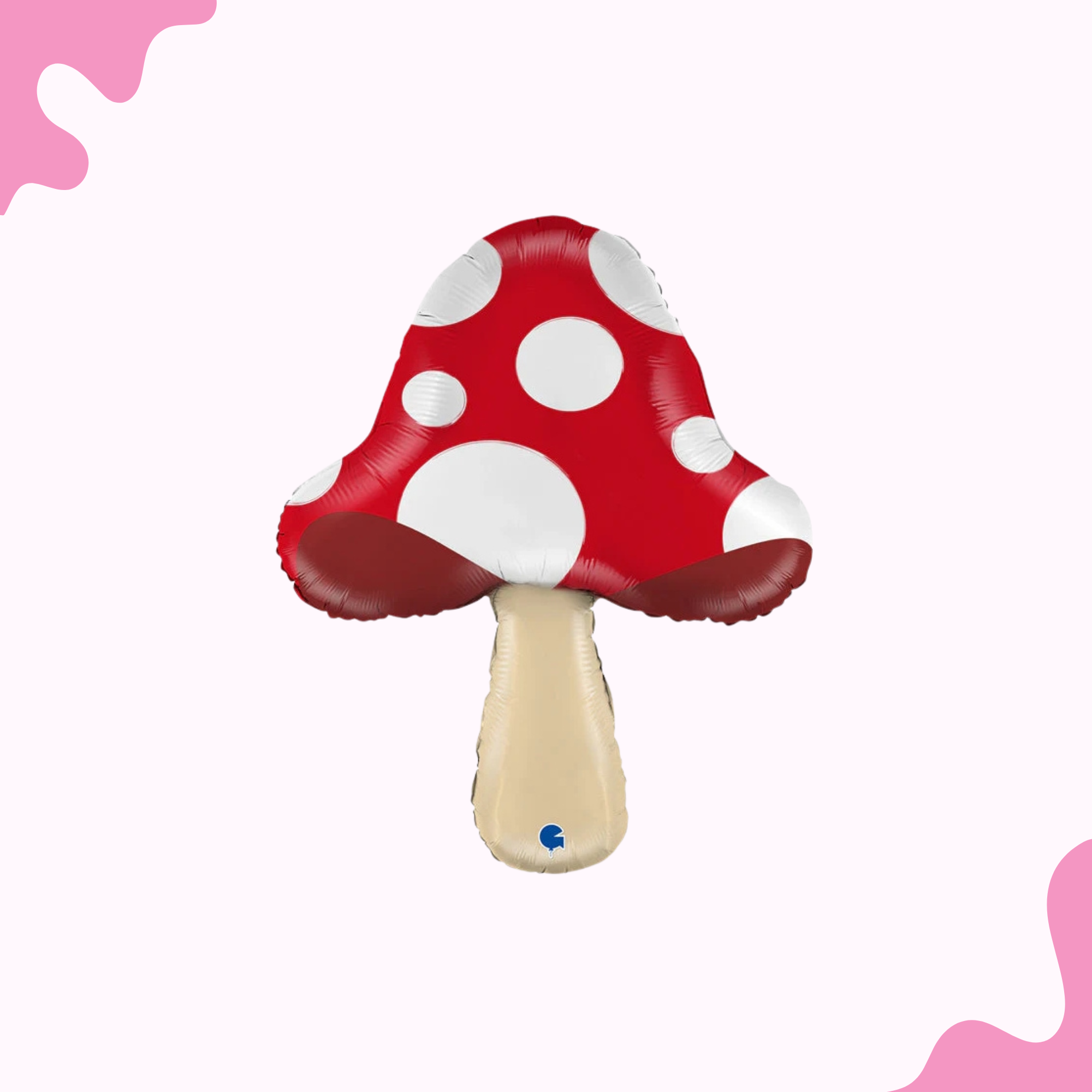 Polka Dot Mushroom Balloon