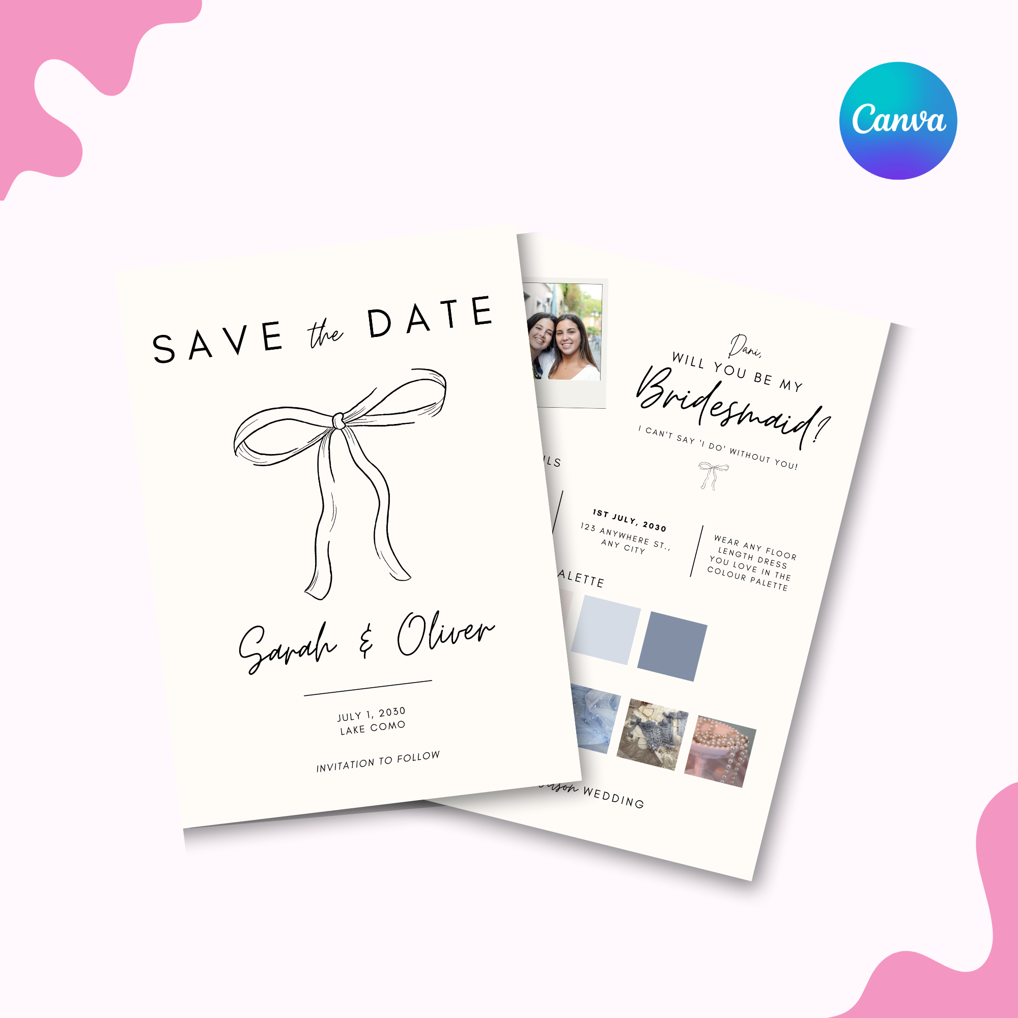 Bows & Promises Invitation