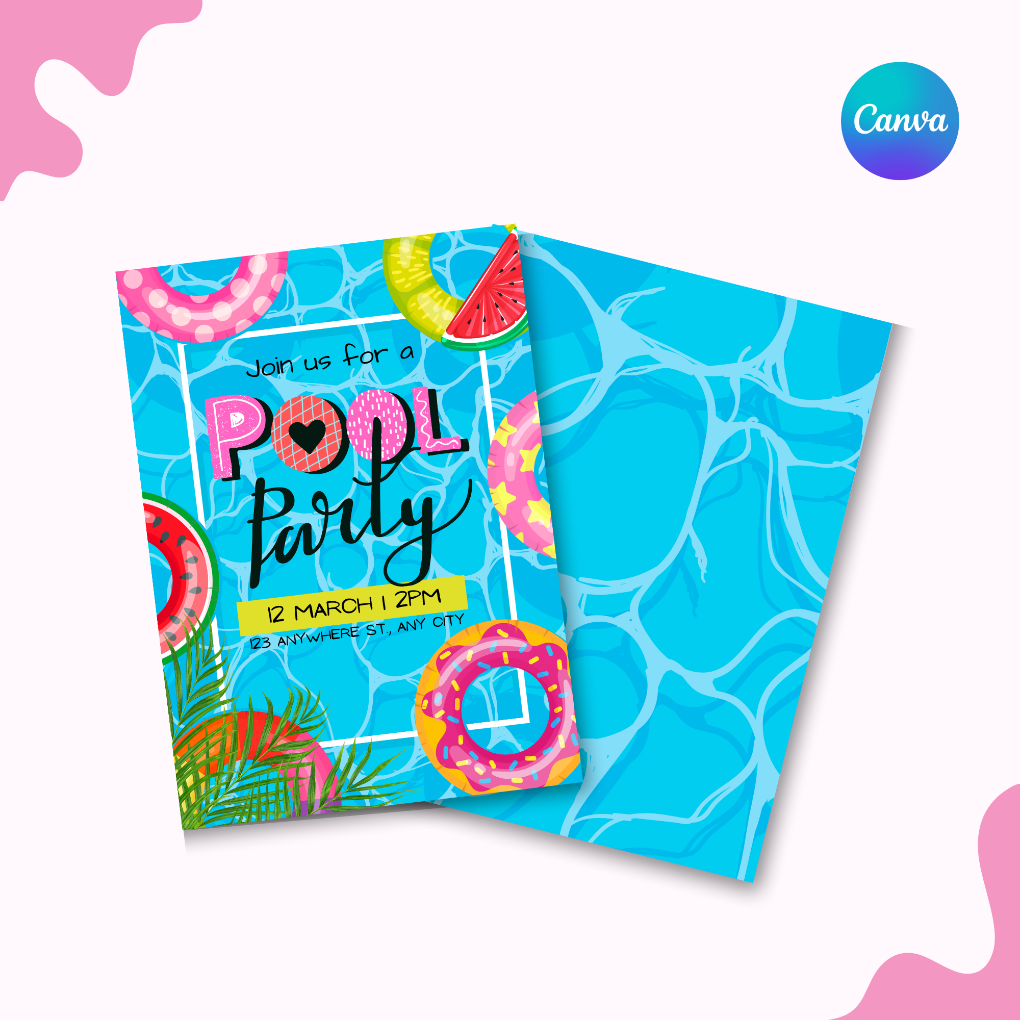 Pool Party Invitation