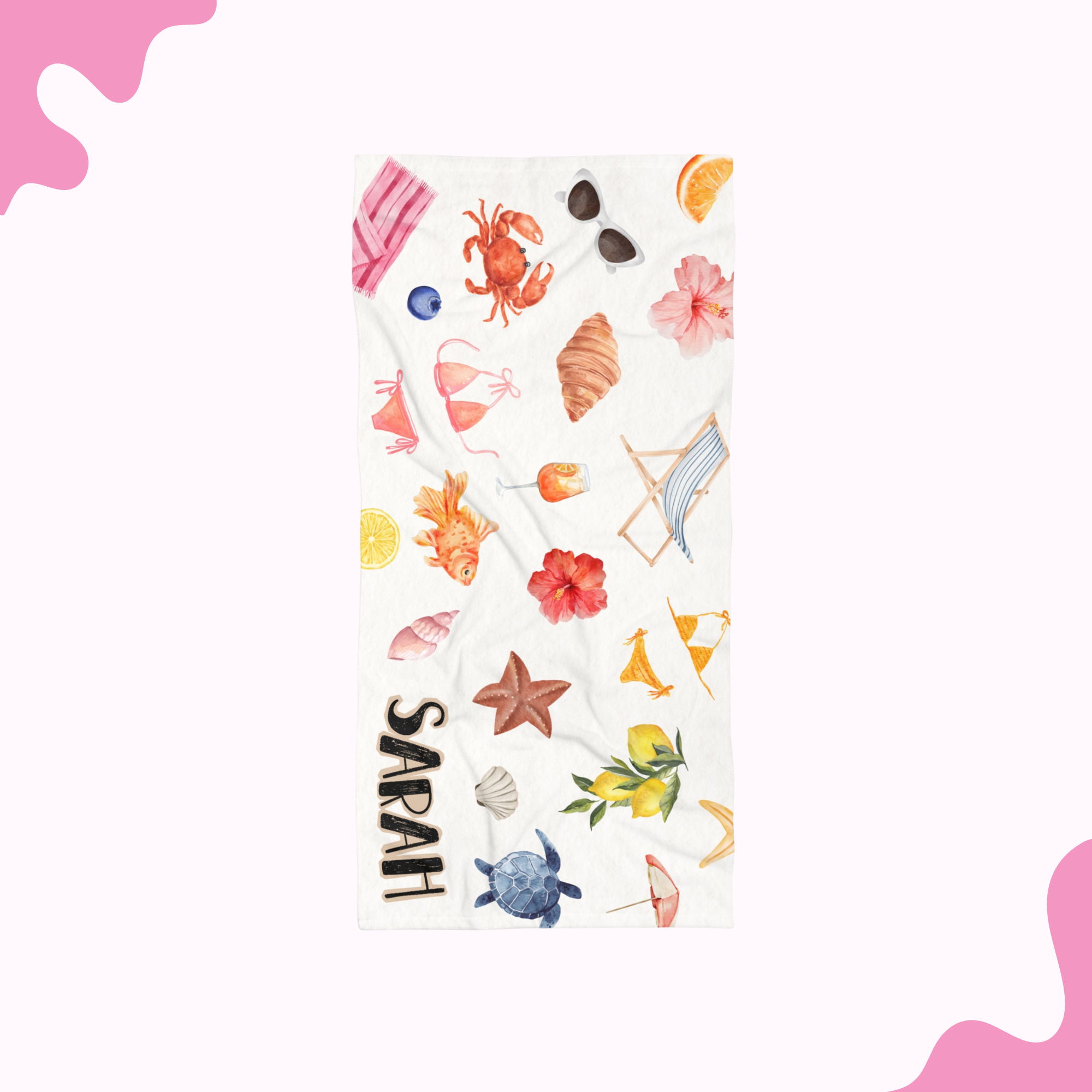 Summer Chaos Beach Towel