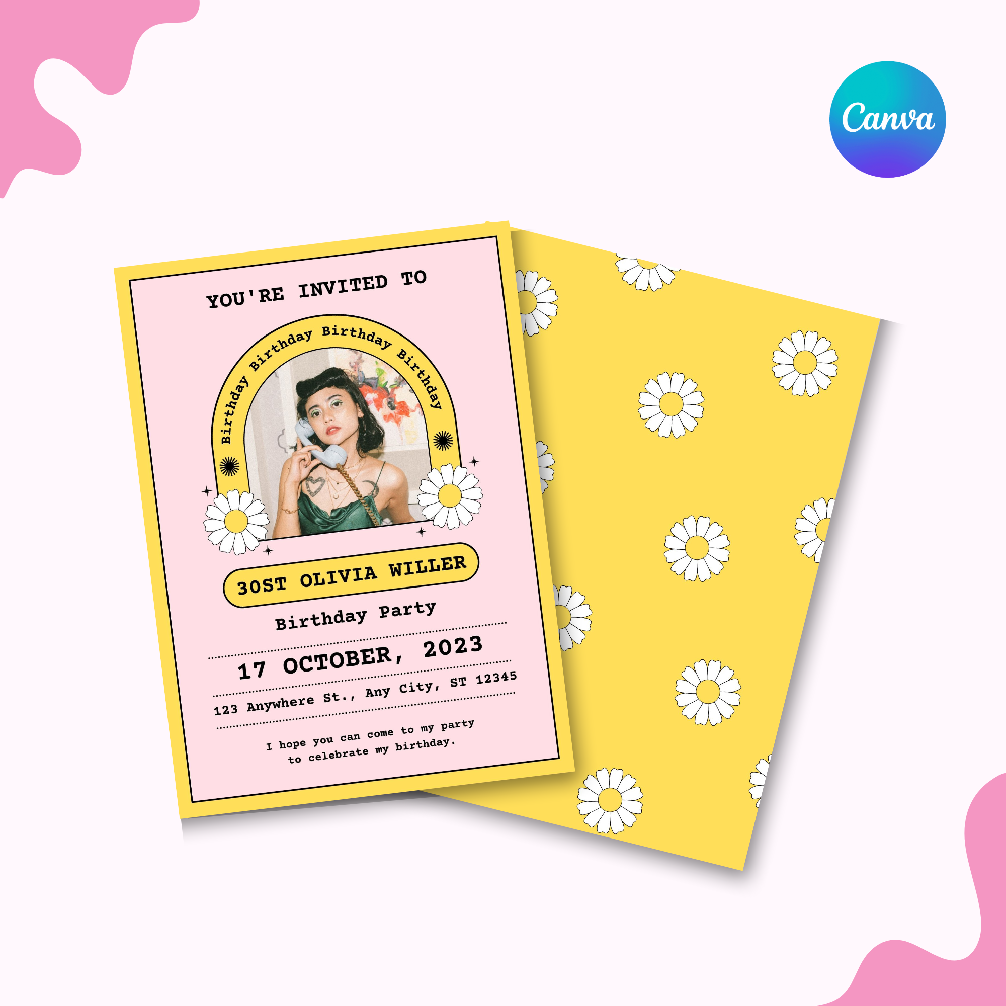 Miss Daisy Invitation