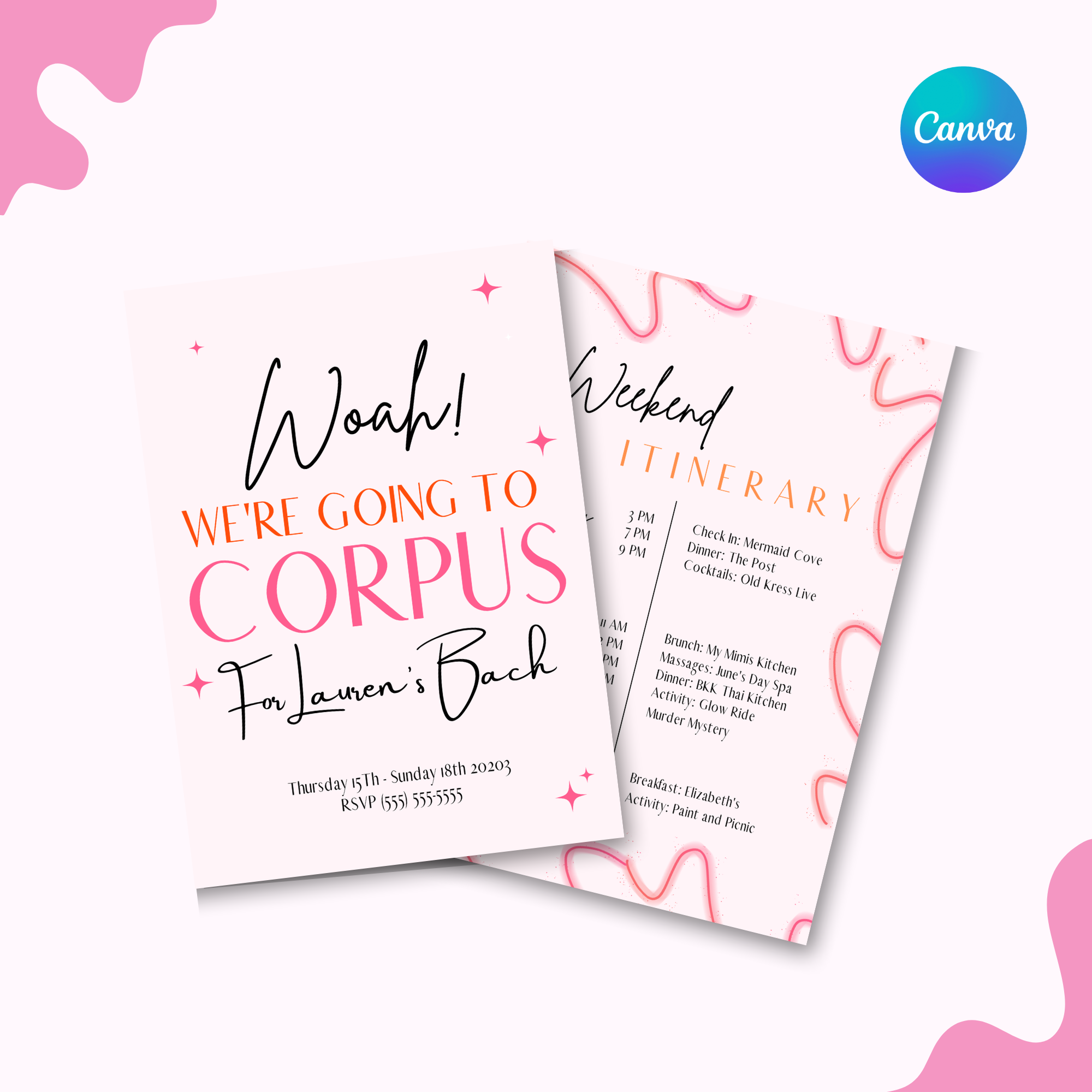 We're Going to Corpus Christi Itinerary