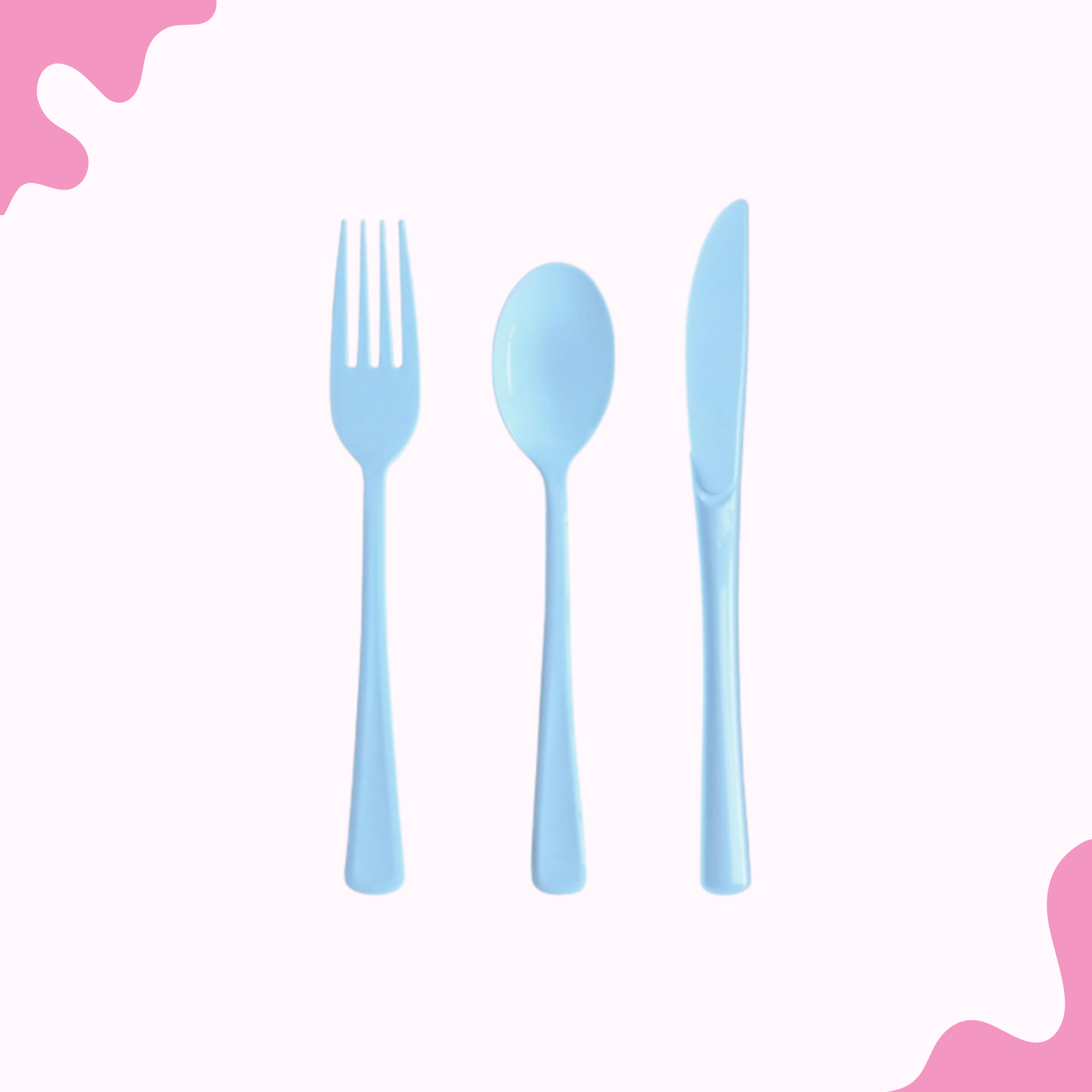 Baby Blue Cutlery