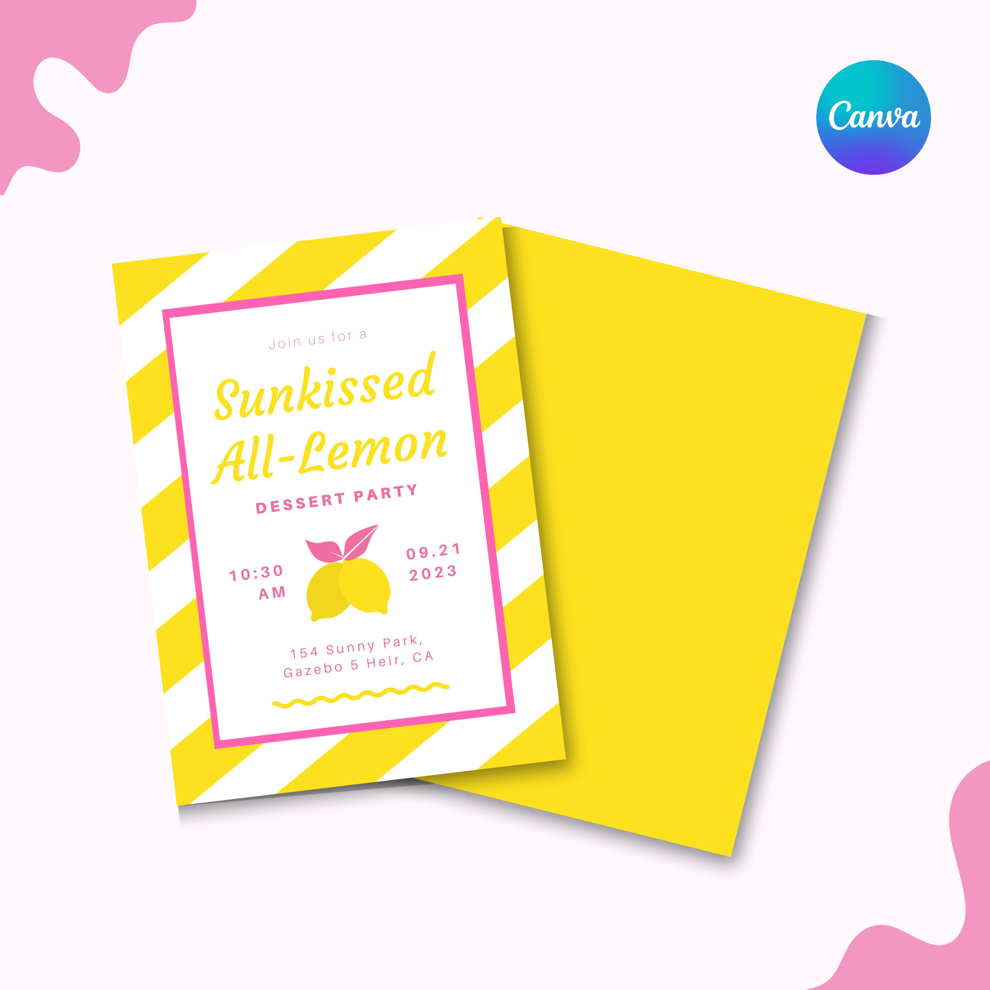 Lemon Baked Invitation