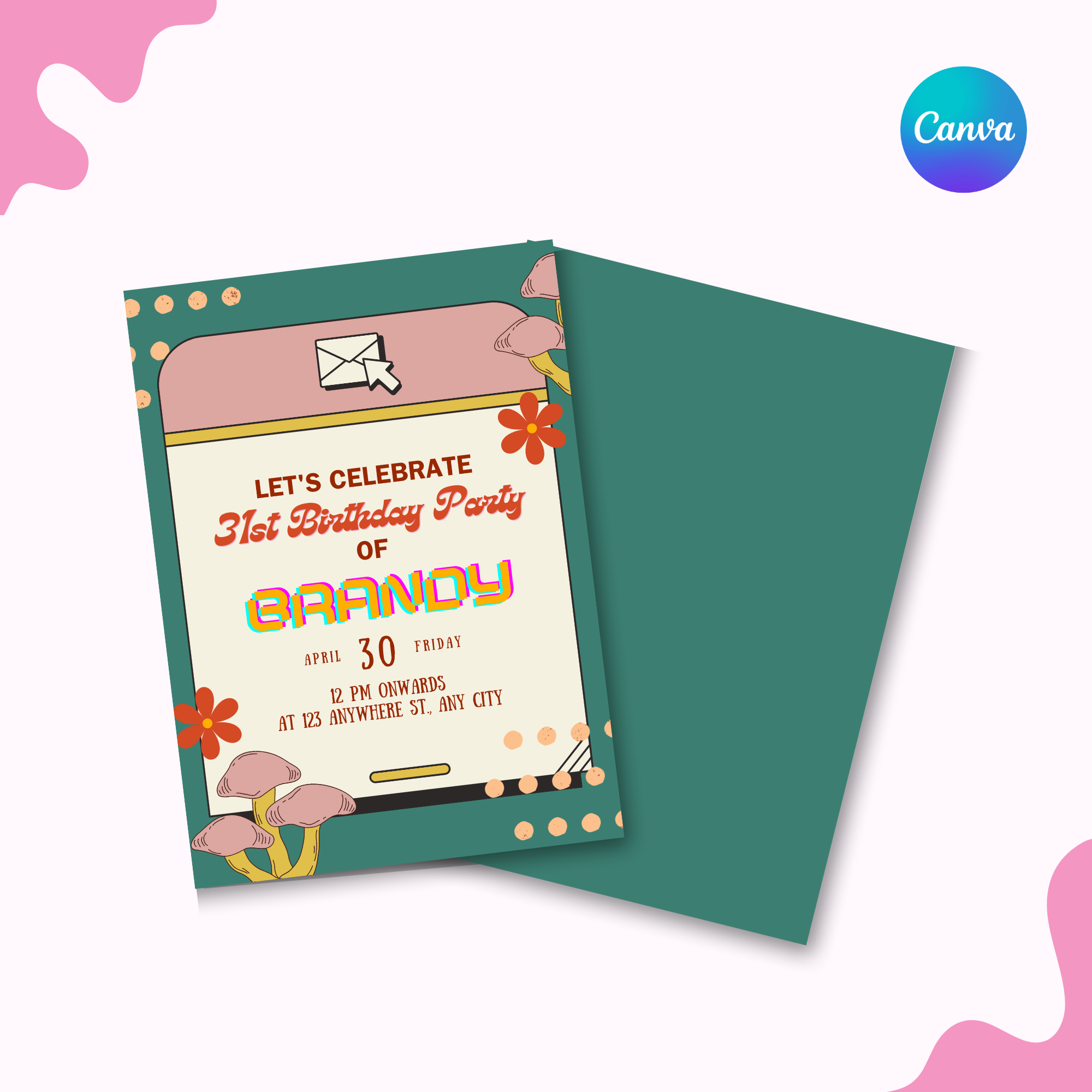 Mushroom Email Invitation