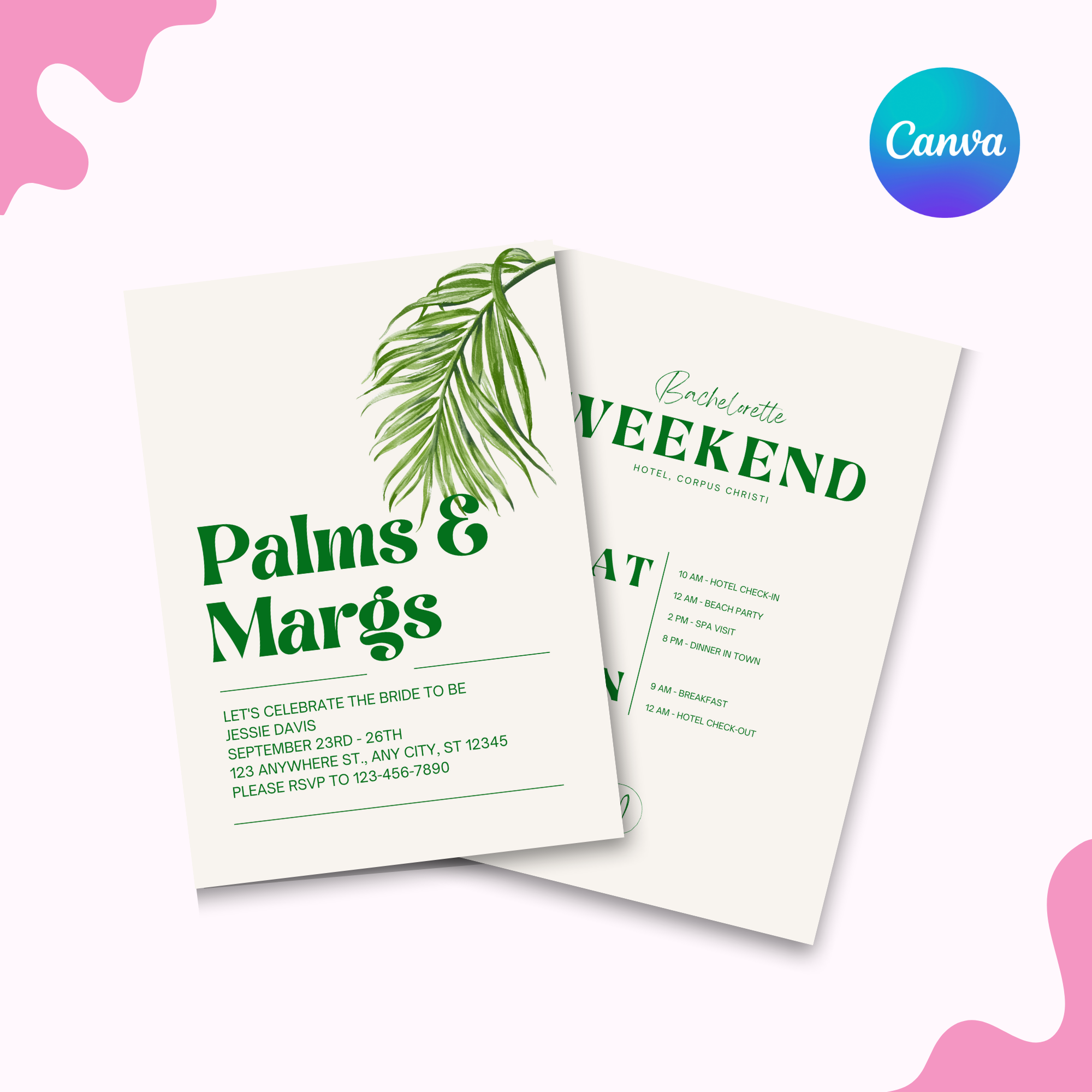 Palms & Margs Itinerary