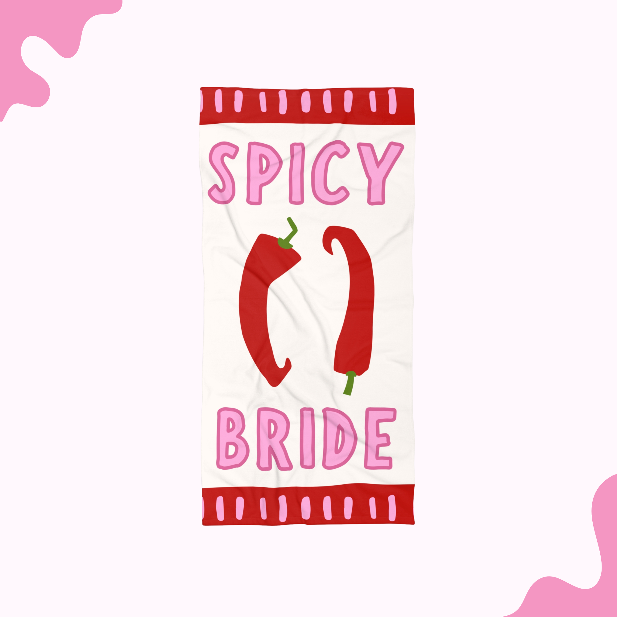 Spicy Bride Beach Towel