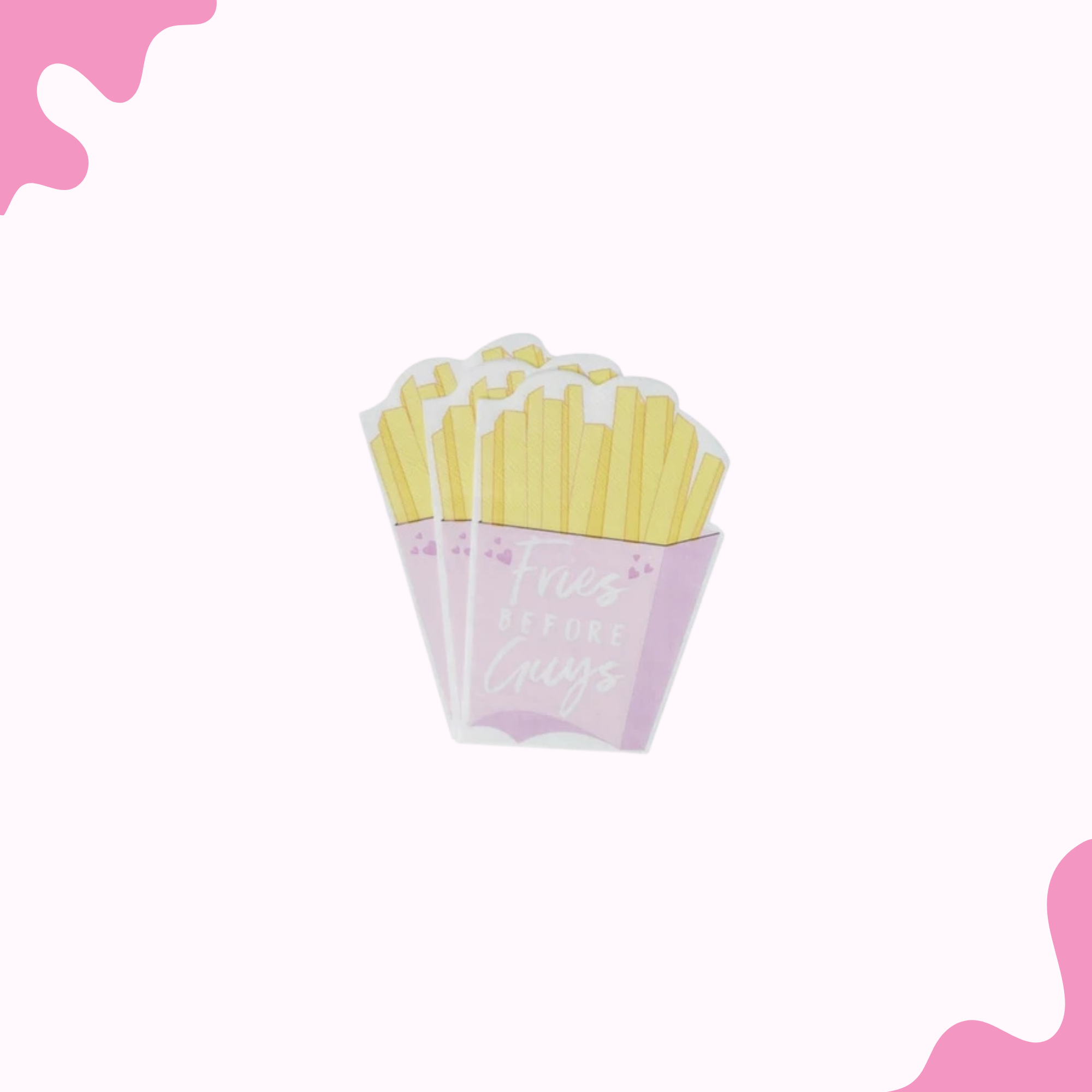 Fries Before Guys Napkins