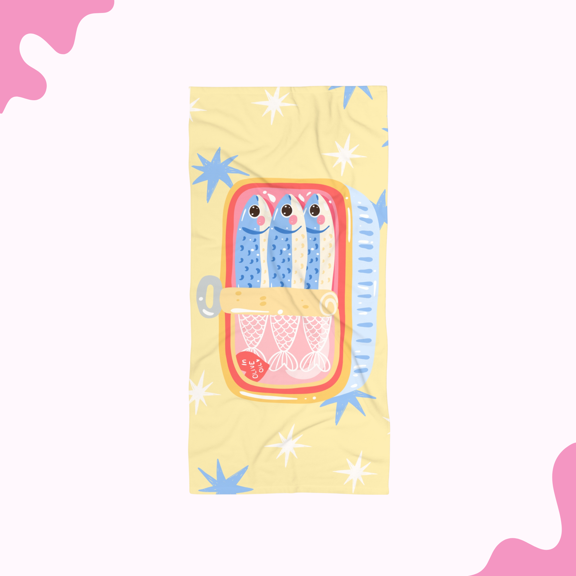 Playful Sardines Towel