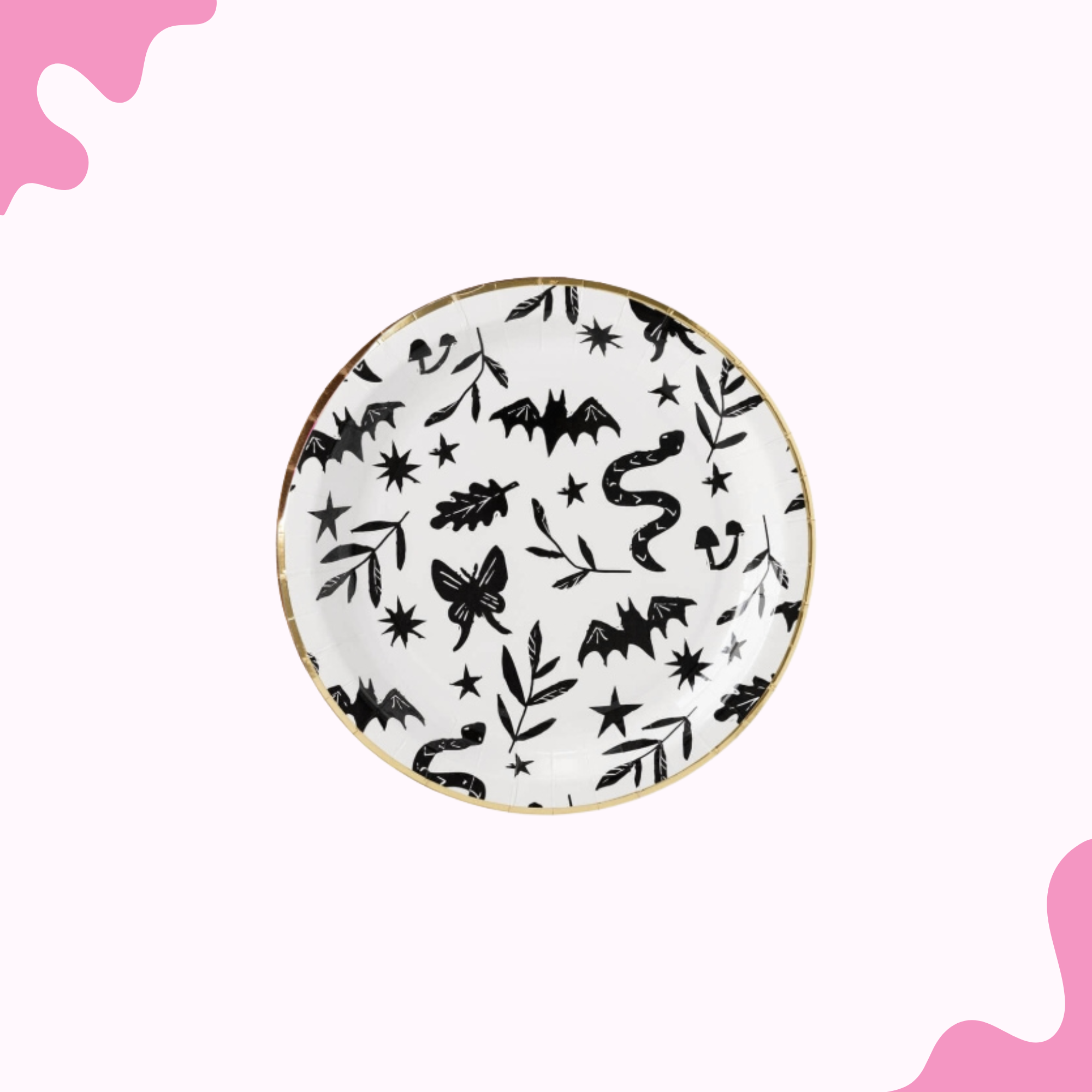 Spooky Icons Plates