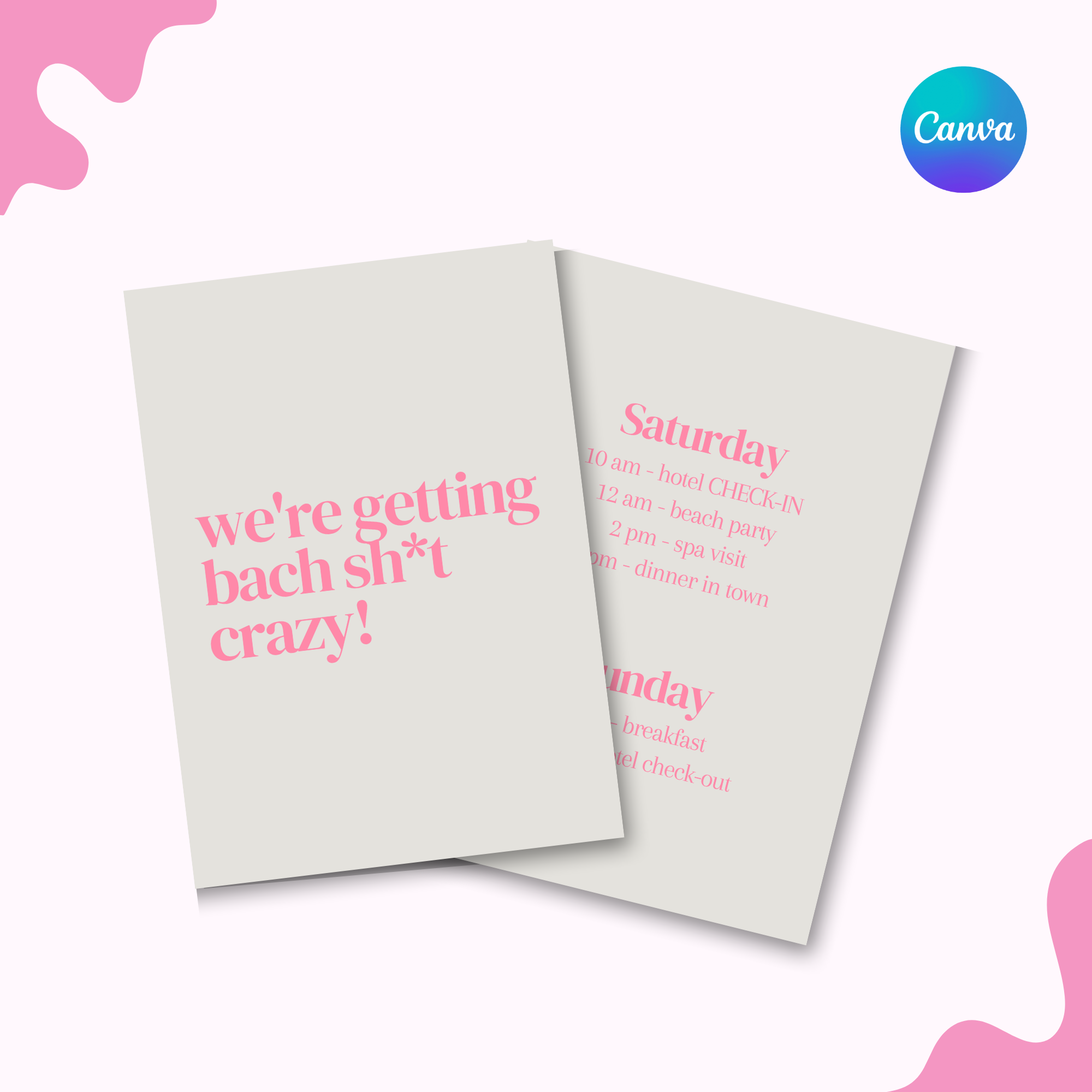 Bach Sh*t Crazy Itinerary