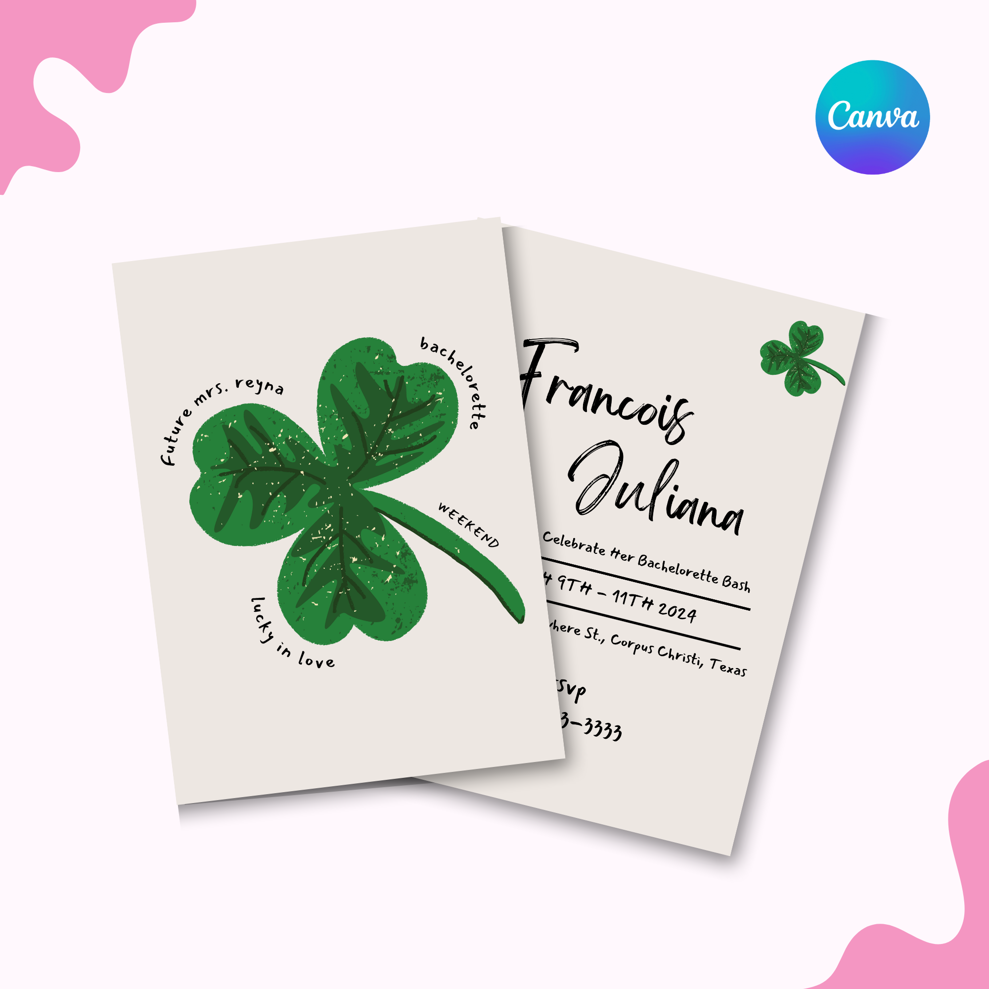 Lucky Me & You Invitation