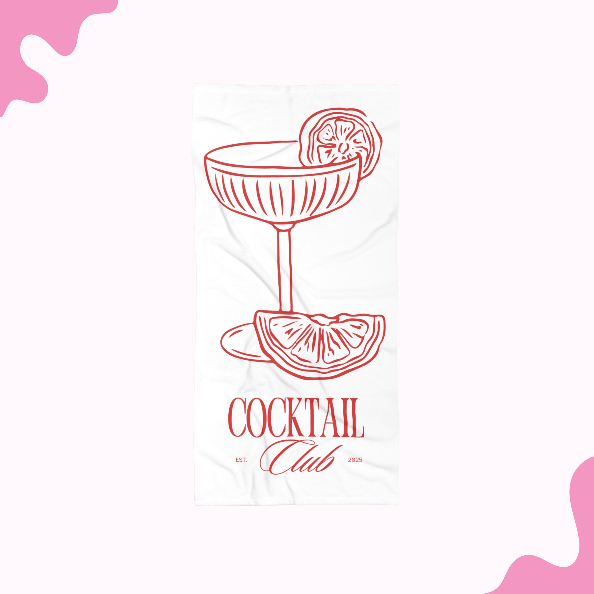 Cocktail Club Towel