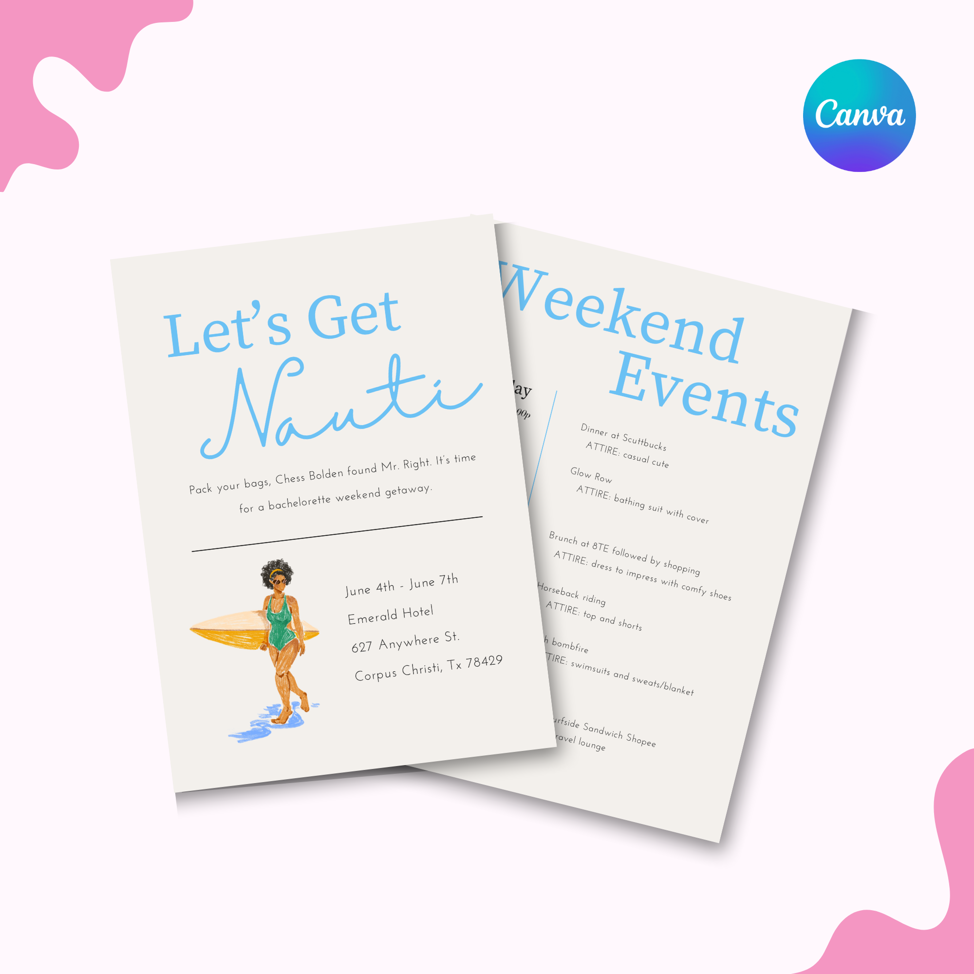 Let's Get Nauti Itinerary