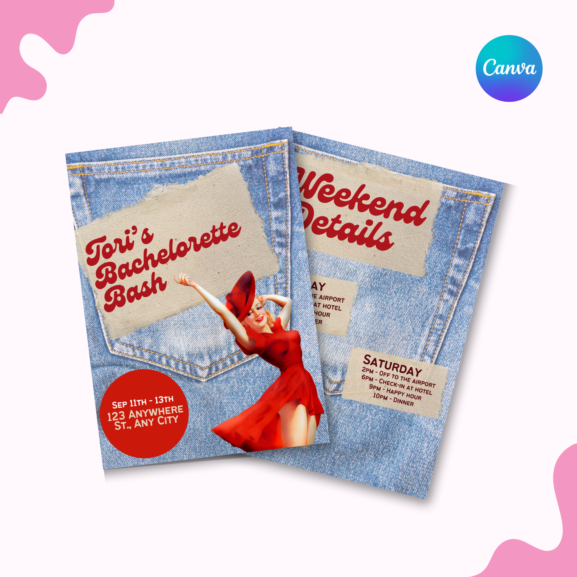 Denim Pocket Itinerary