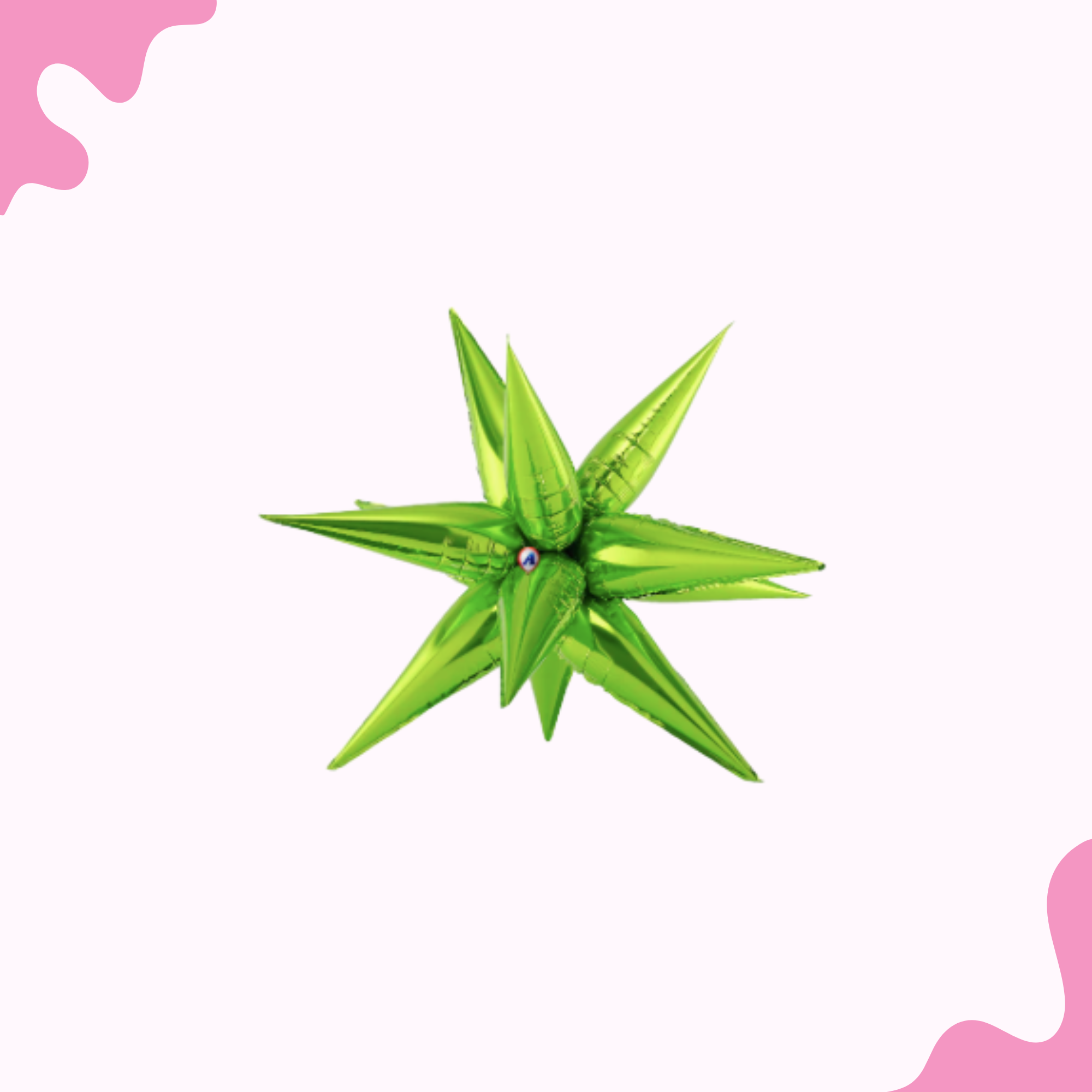 Fruit Green Starburst Balloon
