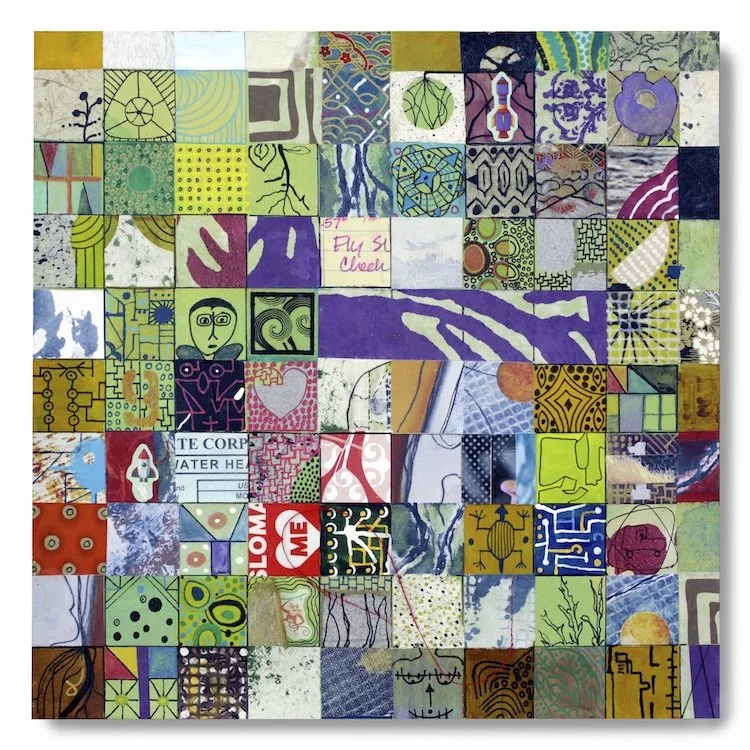Quarter 3 (Apr 1-Jun 30, 2026), 2026, mixed media, 12" x 12", 130 lb. Canson watercolor paper