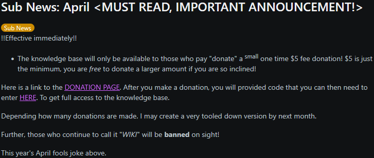 2021 r/VeteransBenefits April fools prank