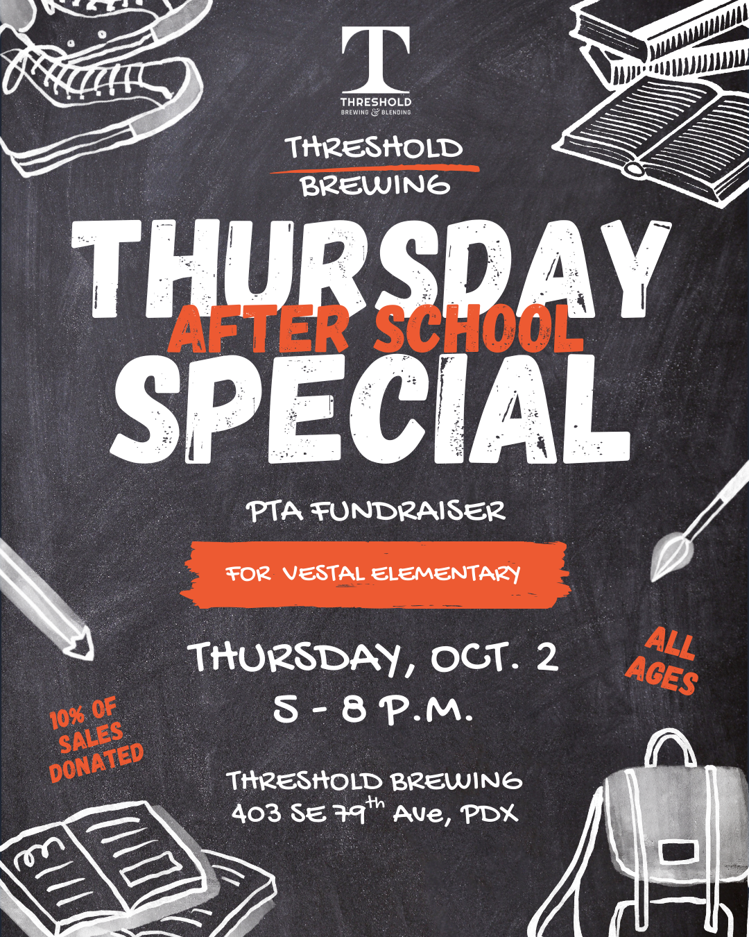 Thursday After School Special PTA fundraiser!