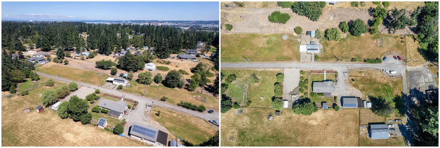 Tacoma WA acreage property with equestrian setup, shop, and buildable lot listed by Andrea Hamre Realtor
