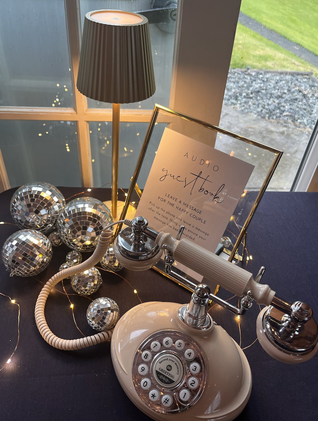 Audio Guestbook Setup Phone