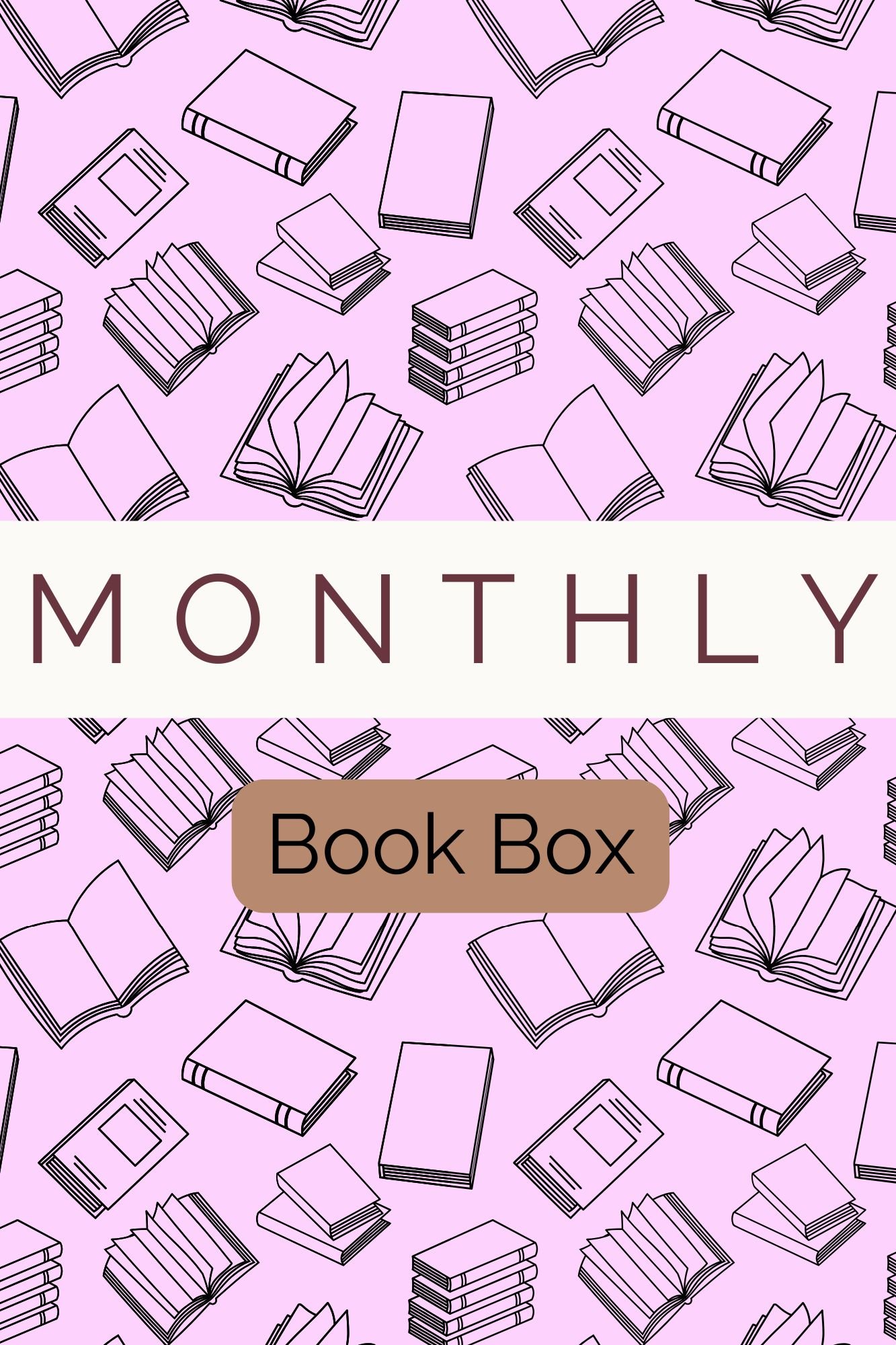 book box subscription, bookmarks, stickers, pins, independently published books, canva, 11:52 a.m.