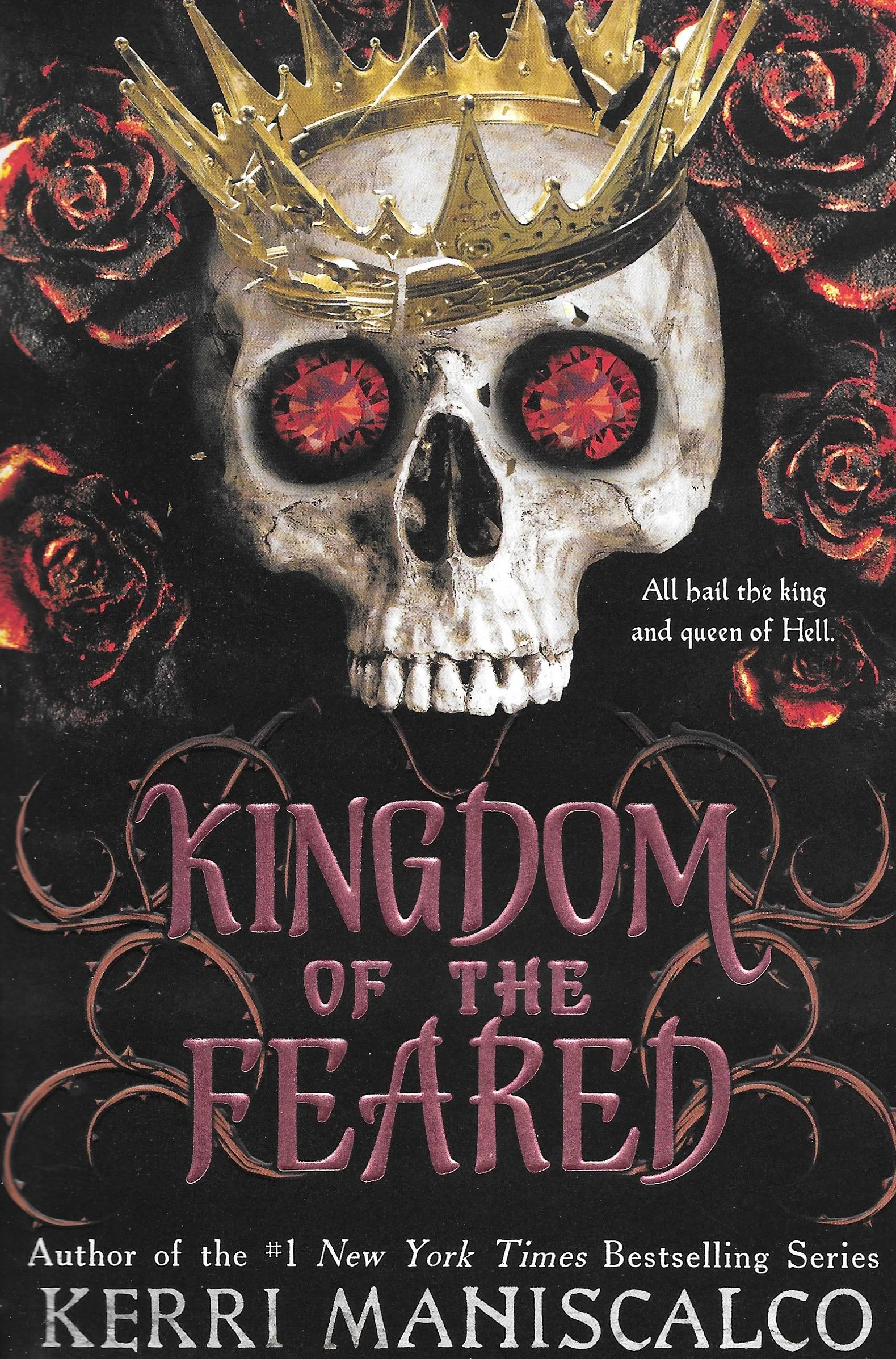 kingdom of the feared by kerri maniscalco, a young adult fantasy novel featuring the underworld