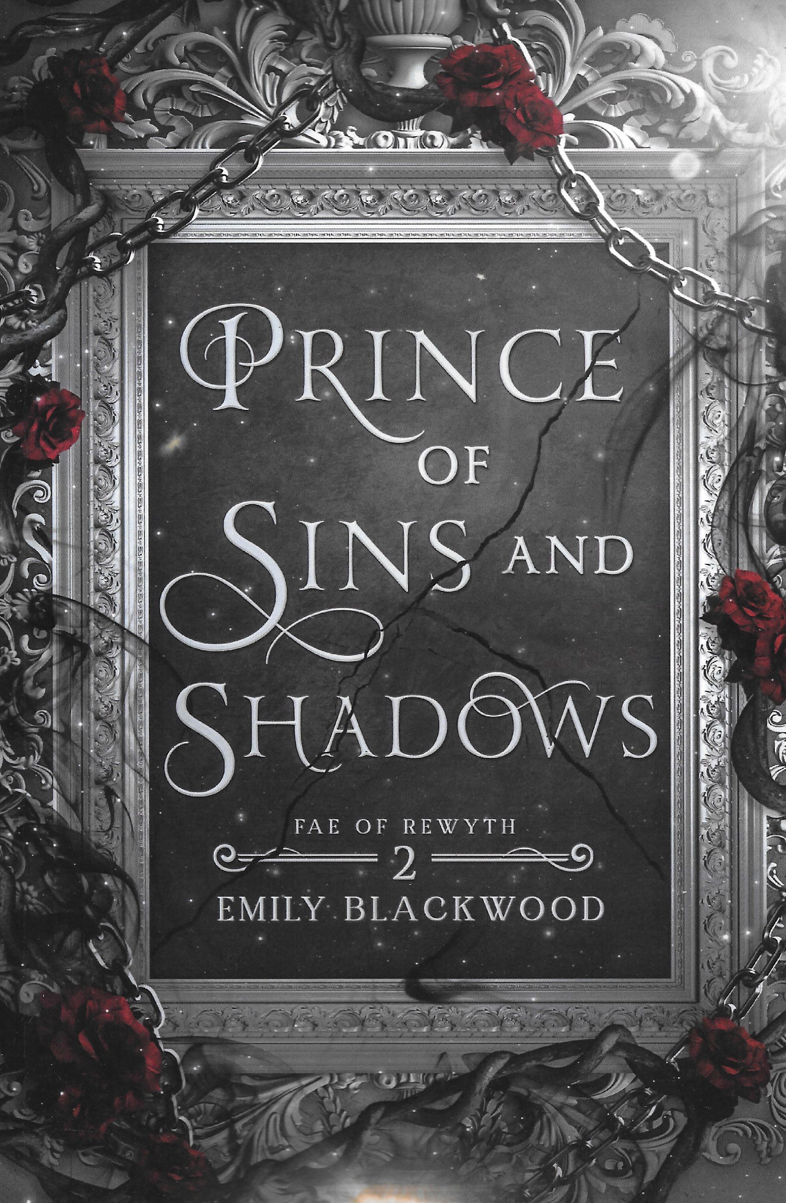 prince of sins and shadows by emily blackwood, a young adult fantasy book featuring fae
