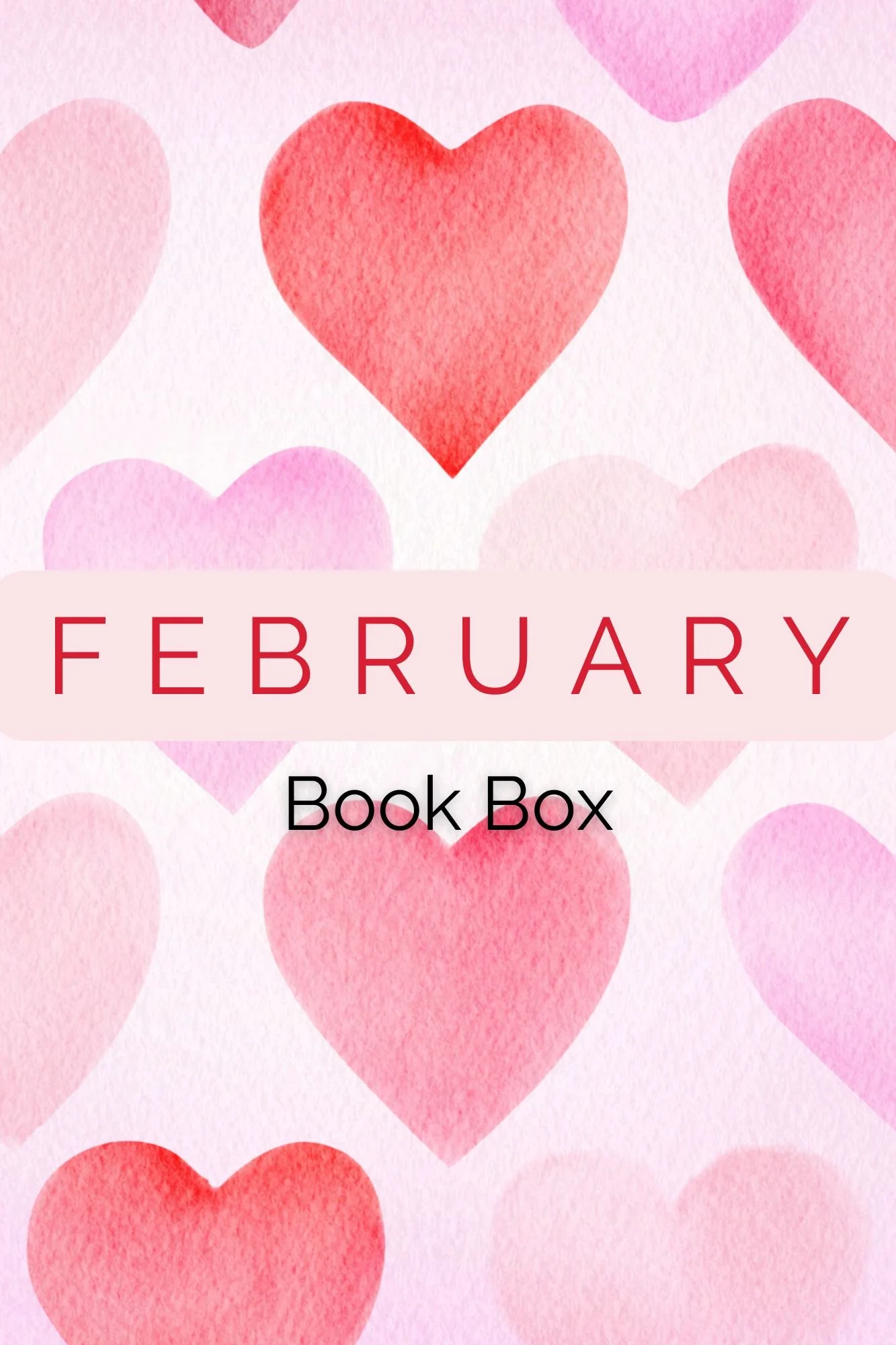 February-themed Book Box