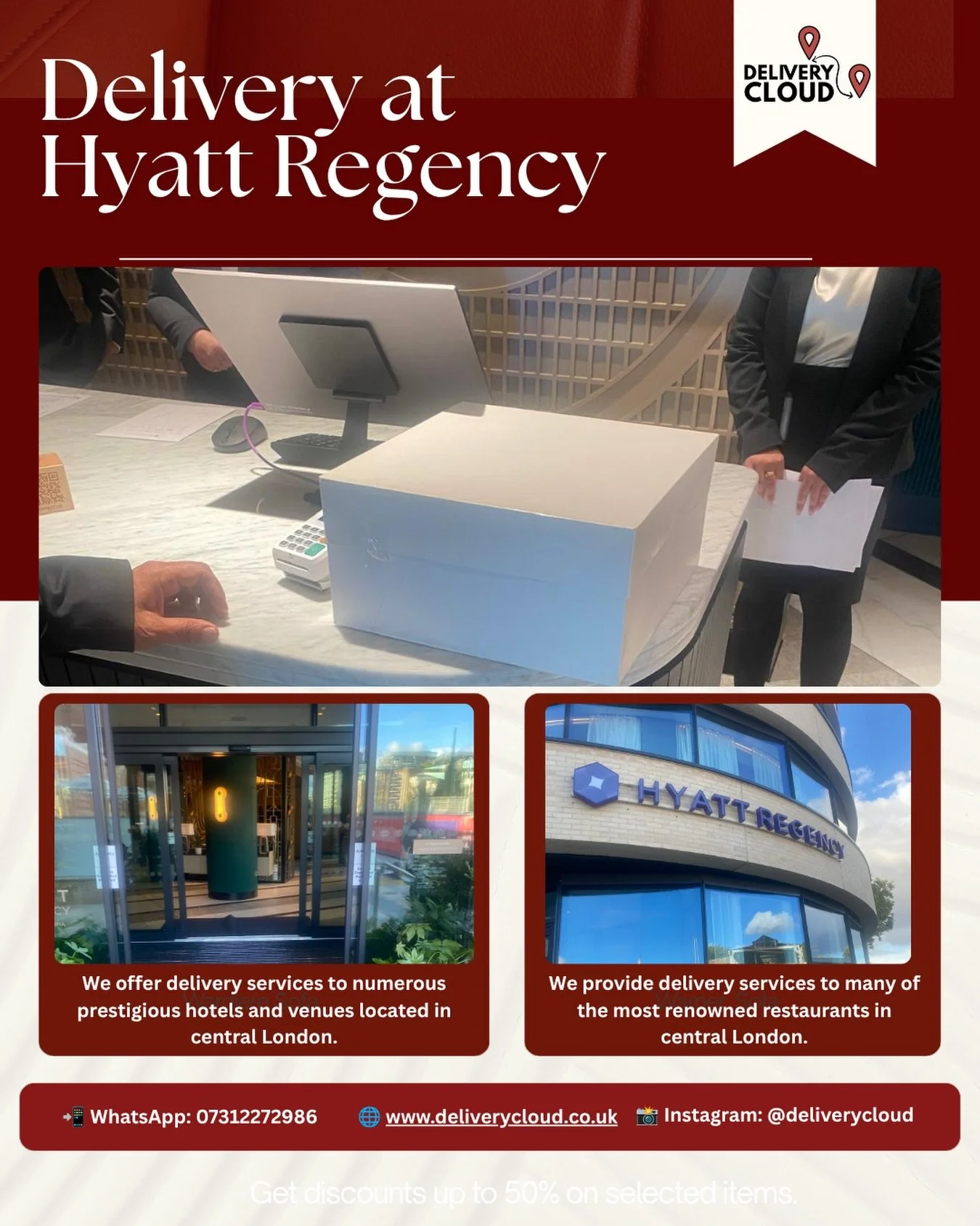 Delivering excellence to London&rsquo;s most prestigious venues. 🏨💼
From five-star hotel lobbies like the Hyatt Regency to top-tier restaurants across central London, Delivery Cloud is the trusted partner for reliable, high-end courier services.
🔥