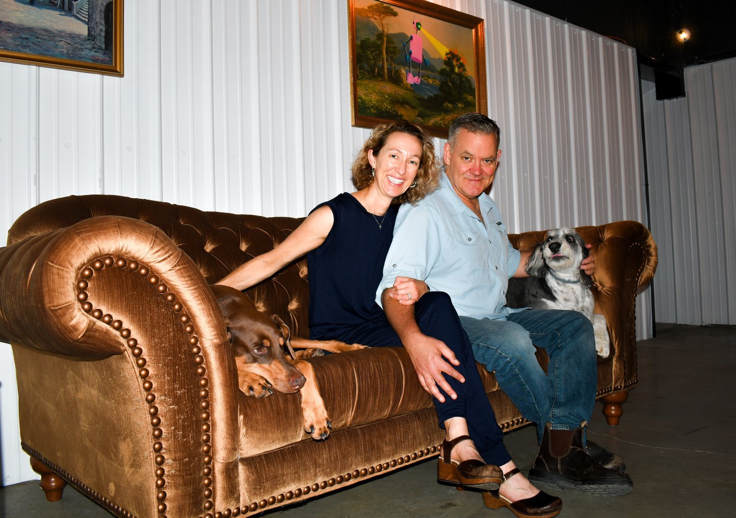 Happy Father's Day to the dad's (&amp; yes, around here dog dad totally counts, too!) Spend your day the way a Larrikin should- sipping bourbon and not doing chores!