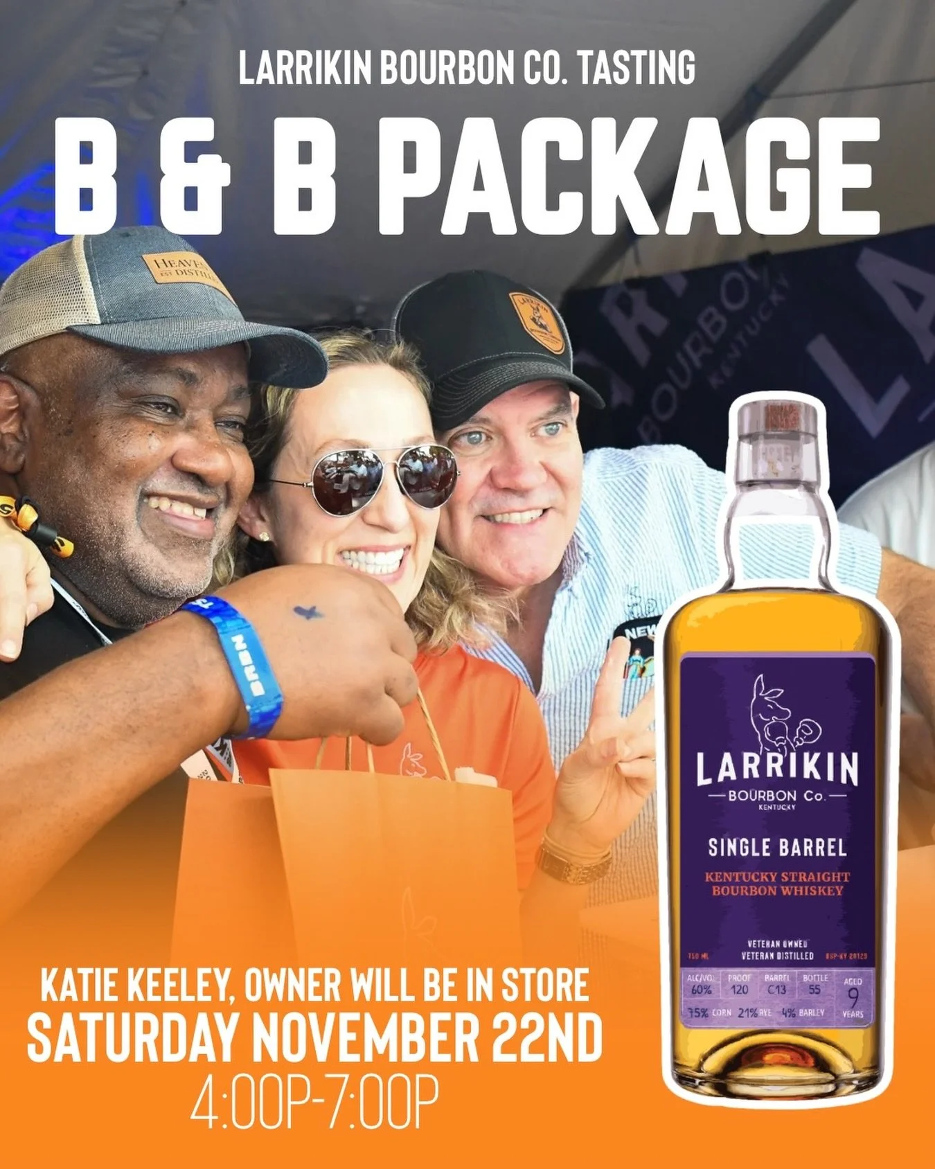 Katie will be at B&amp;B Package in Kingsport, TN today! Come out to get a taste of the line up and maybe even get your bottle signed! 

📍3636 Fort Henry Dr, Kingsport TN 37664